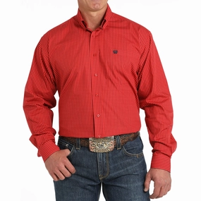 Local Favorite Smart Casual Cinch Men's Red Money Print Shirt