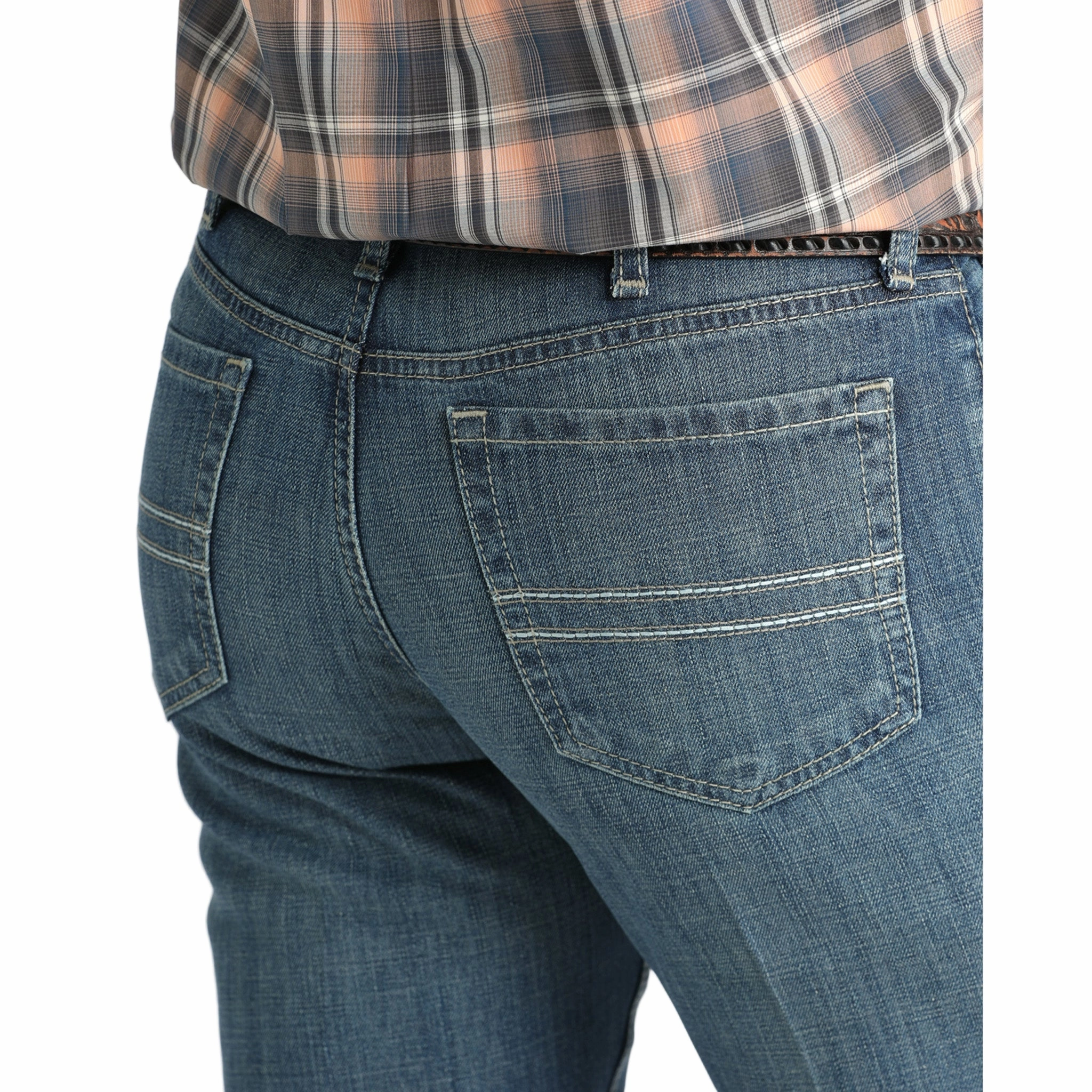 Cinch Men's Silver Label Medium Stone Wash Jeans Seasonless wear