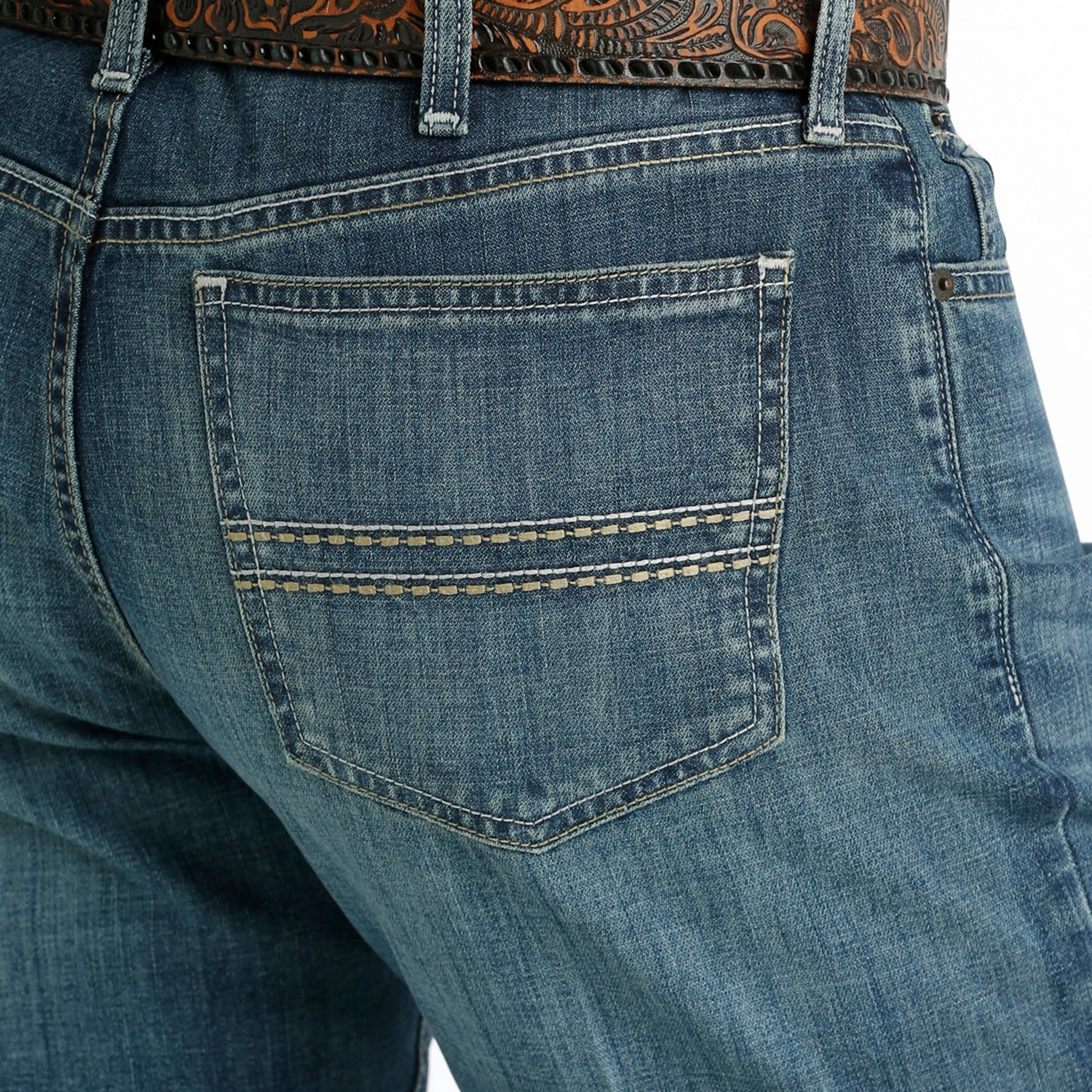 Everyday Comfort Wear Stylish Choice Cinch Men's Silver Label Medium Stone Wash Jeans