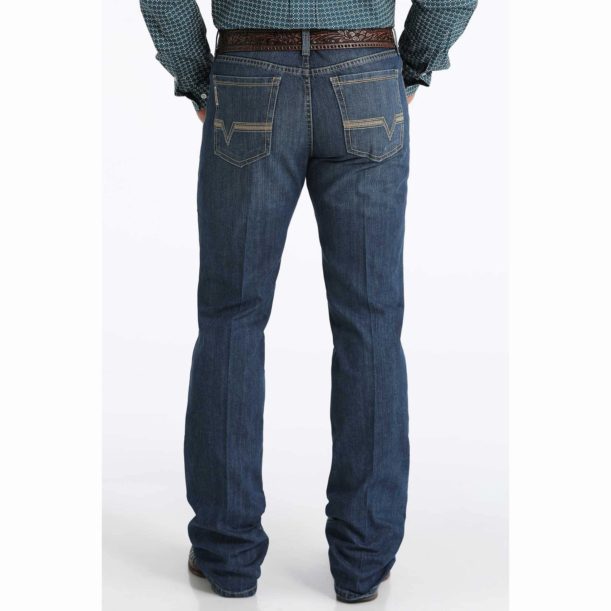 Cinch Men's Slim Fit Ian Dark Stone Jeans Daily Style