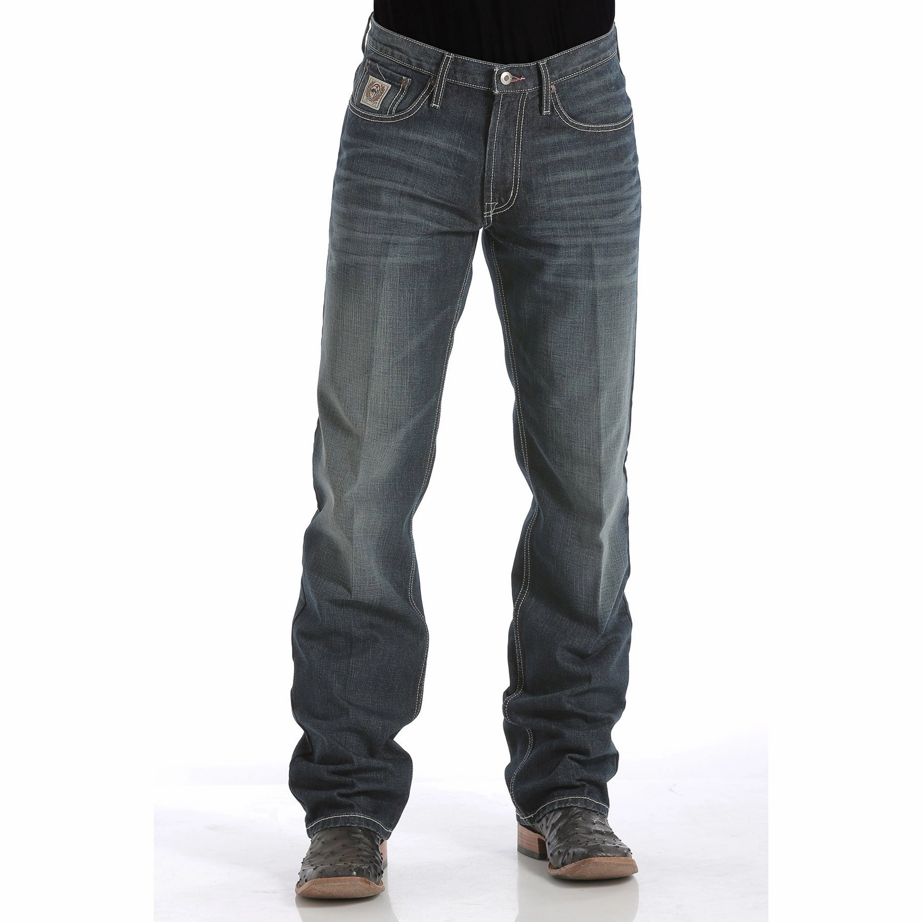 Neat And Easy Cinch Men's White Label Dark Wash Jeans