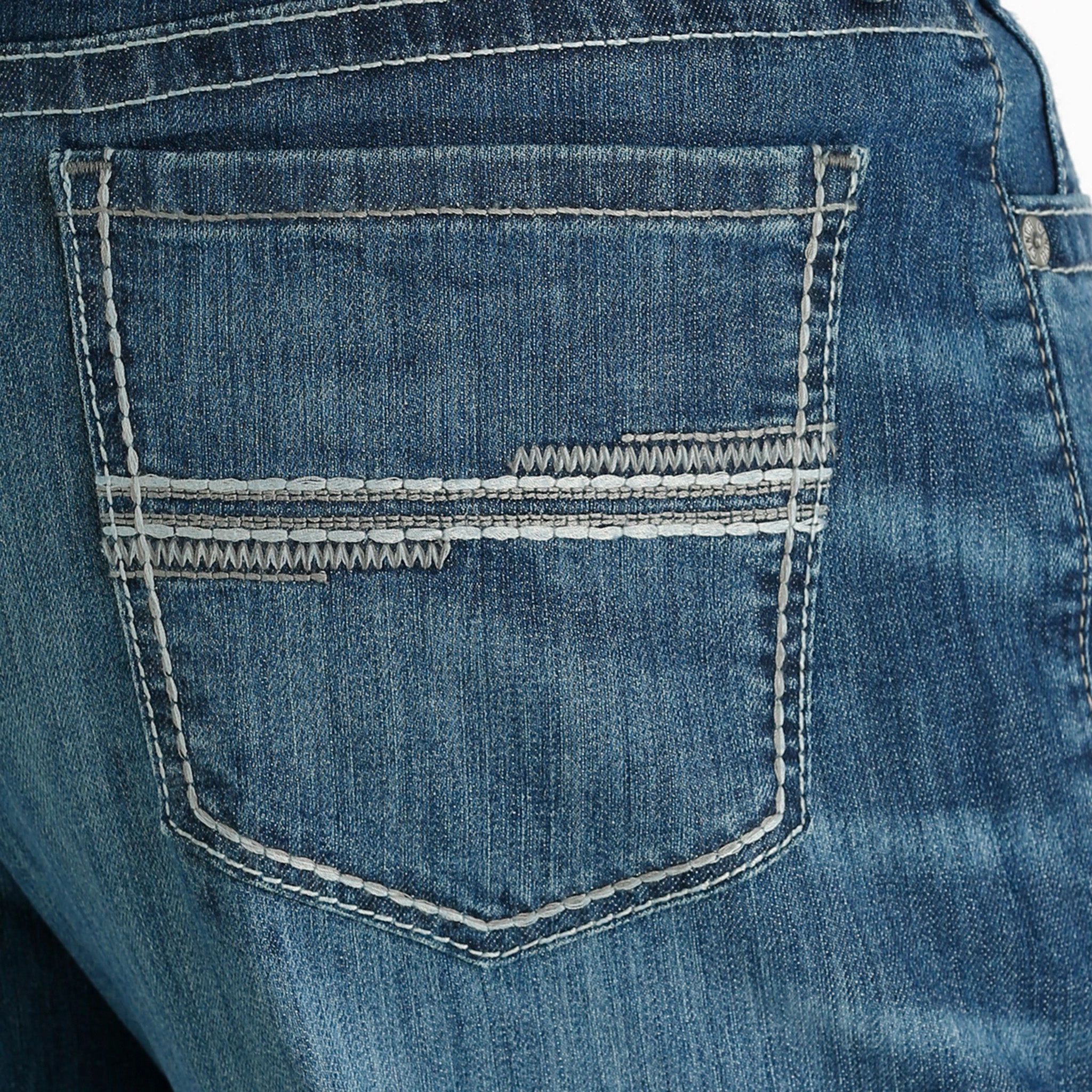 Soft Date Night Street Fashion Cinch Men's White Label Medium Wash Jean