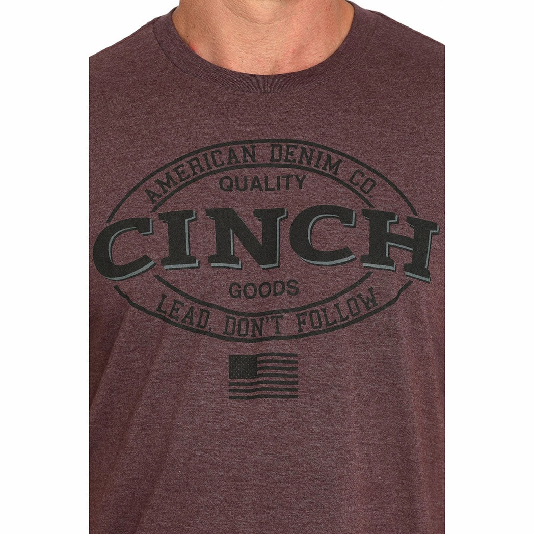 Cinch Mens Lead Don't Follow Tee Dynamic Design