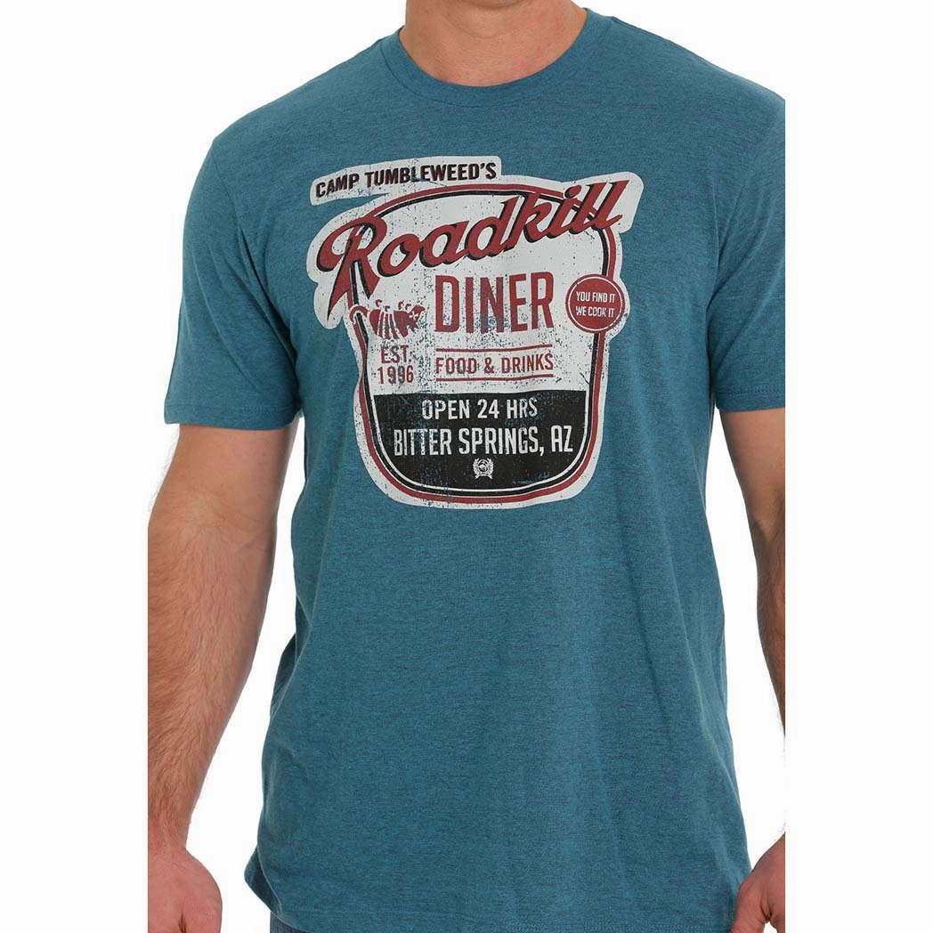 Cinch Roadkill Diner Tee Glossy Texture