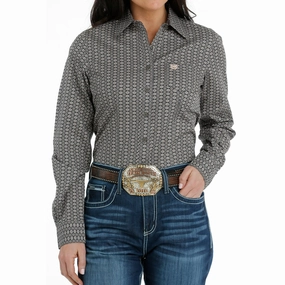Cinch Women's Grey Western Shirt SleevelessOption