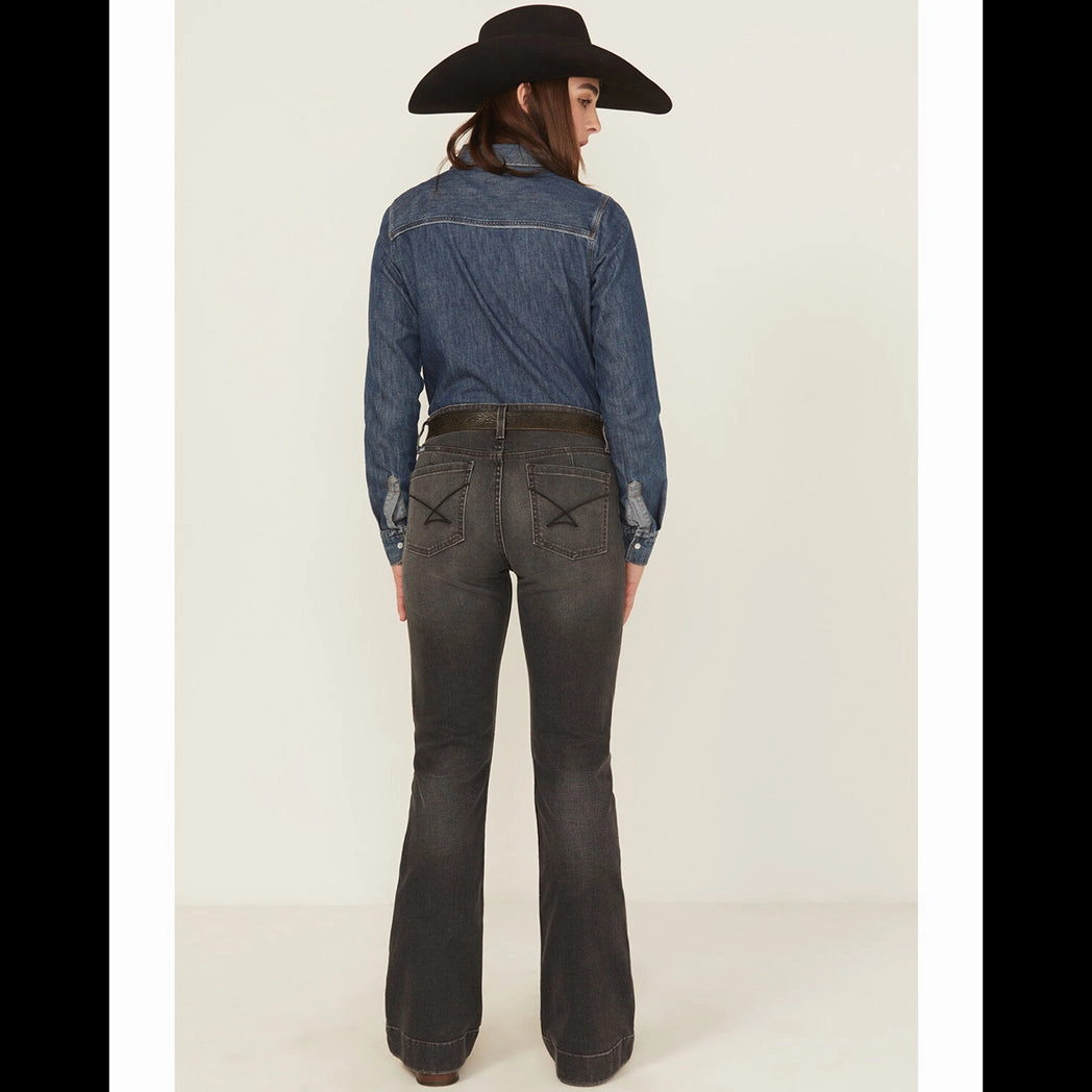 Cinch Women's Lynden Black Trouser Jeans Vintage Lover Loose