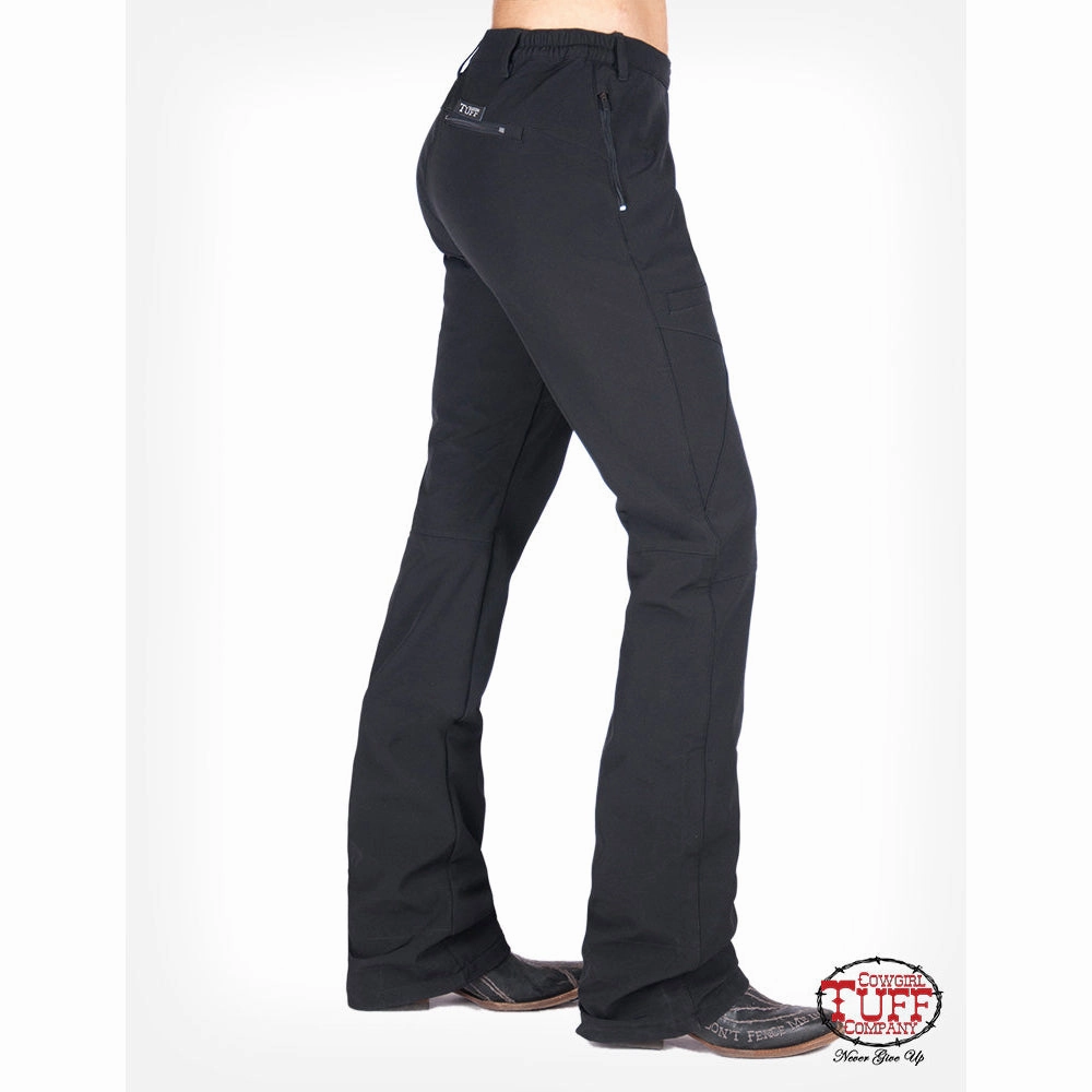 Formal Use Cowgirl Tuff Black Outerwear Pants