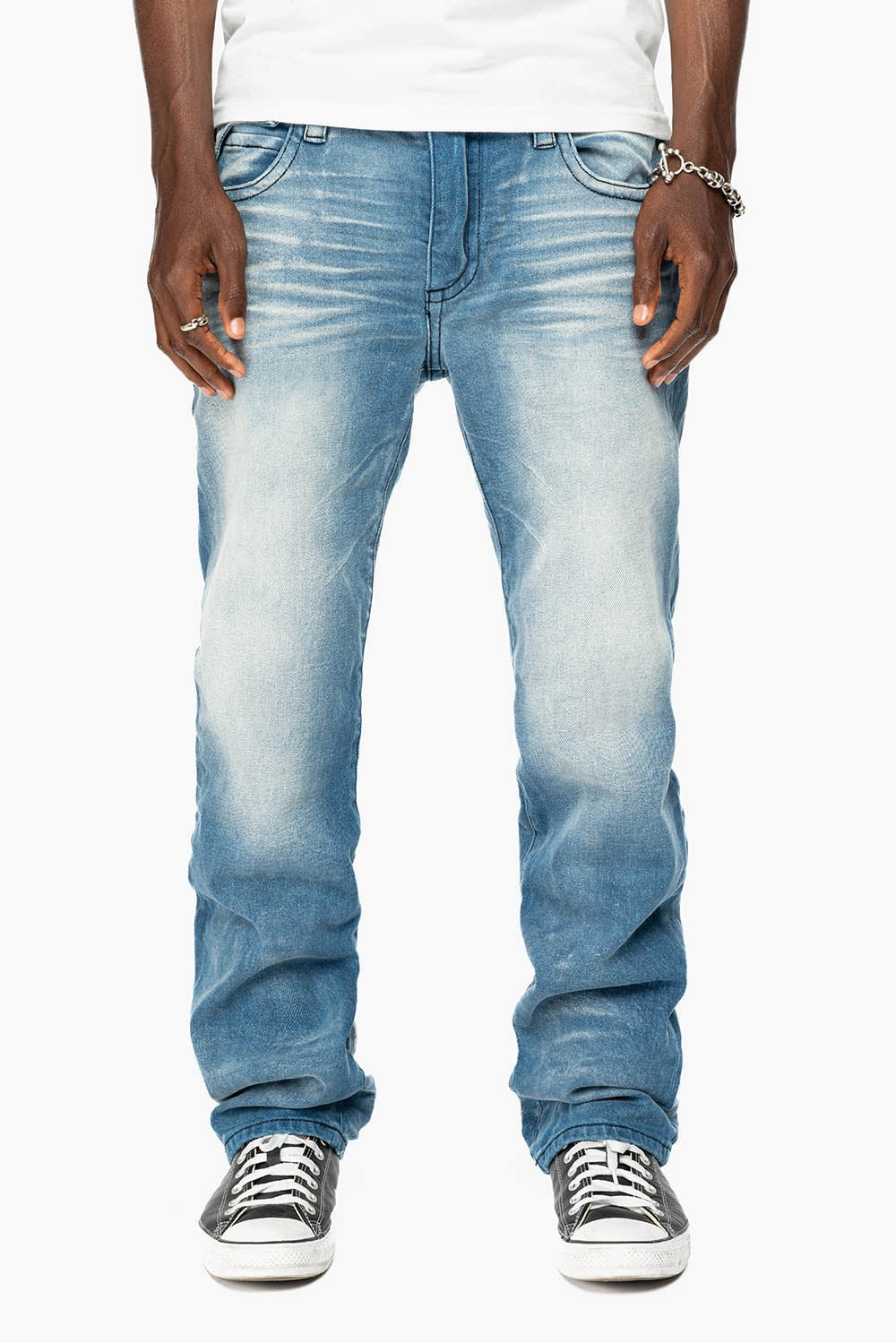 KILLER FLAP MENS STRAIGHT LEG JEAN IN  BLUE OMAHA MED WASH Street Style Vibrant Design