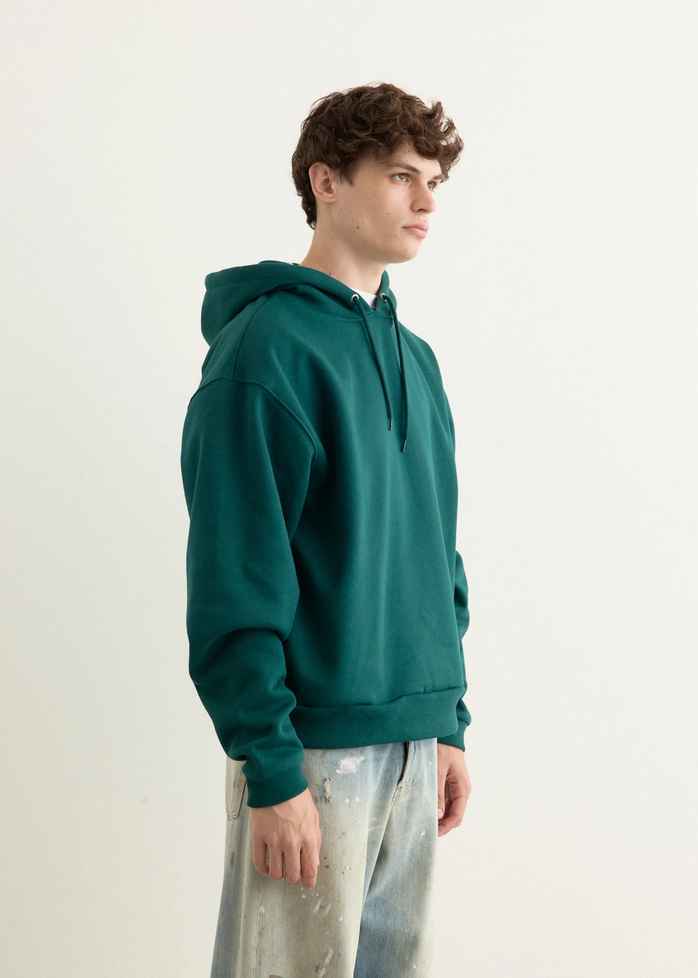 Classic Crew Neck Red Box Hoodie