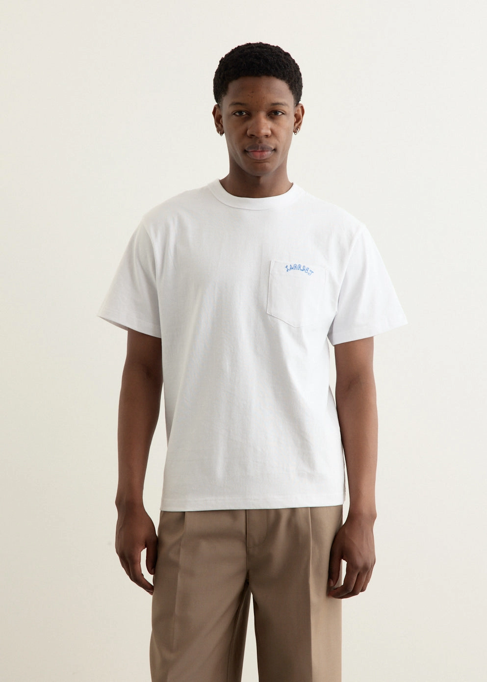 Stretch Knit Chic Casual Wear Lasso Pocket T-Shirt