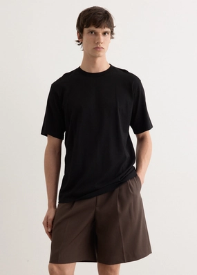 Luster Plaiting T-Shirt Light Fit Oversized Silhouette