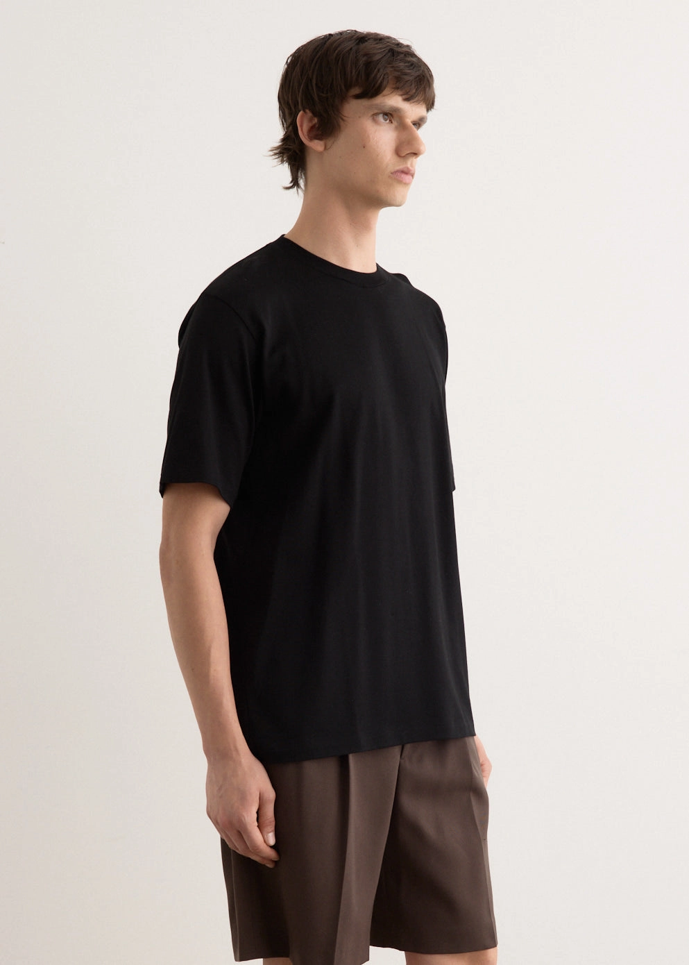 easy to pair Luster Plaiting T-Shirt