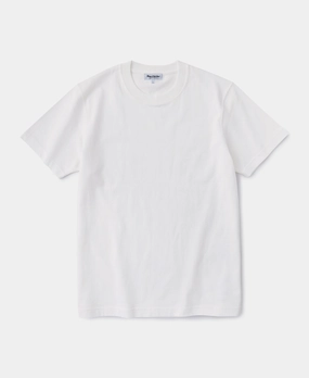 Classic Fit 7.4 oz Jersey Crewneck Tubular T-Shirt - White Cozy Vibe