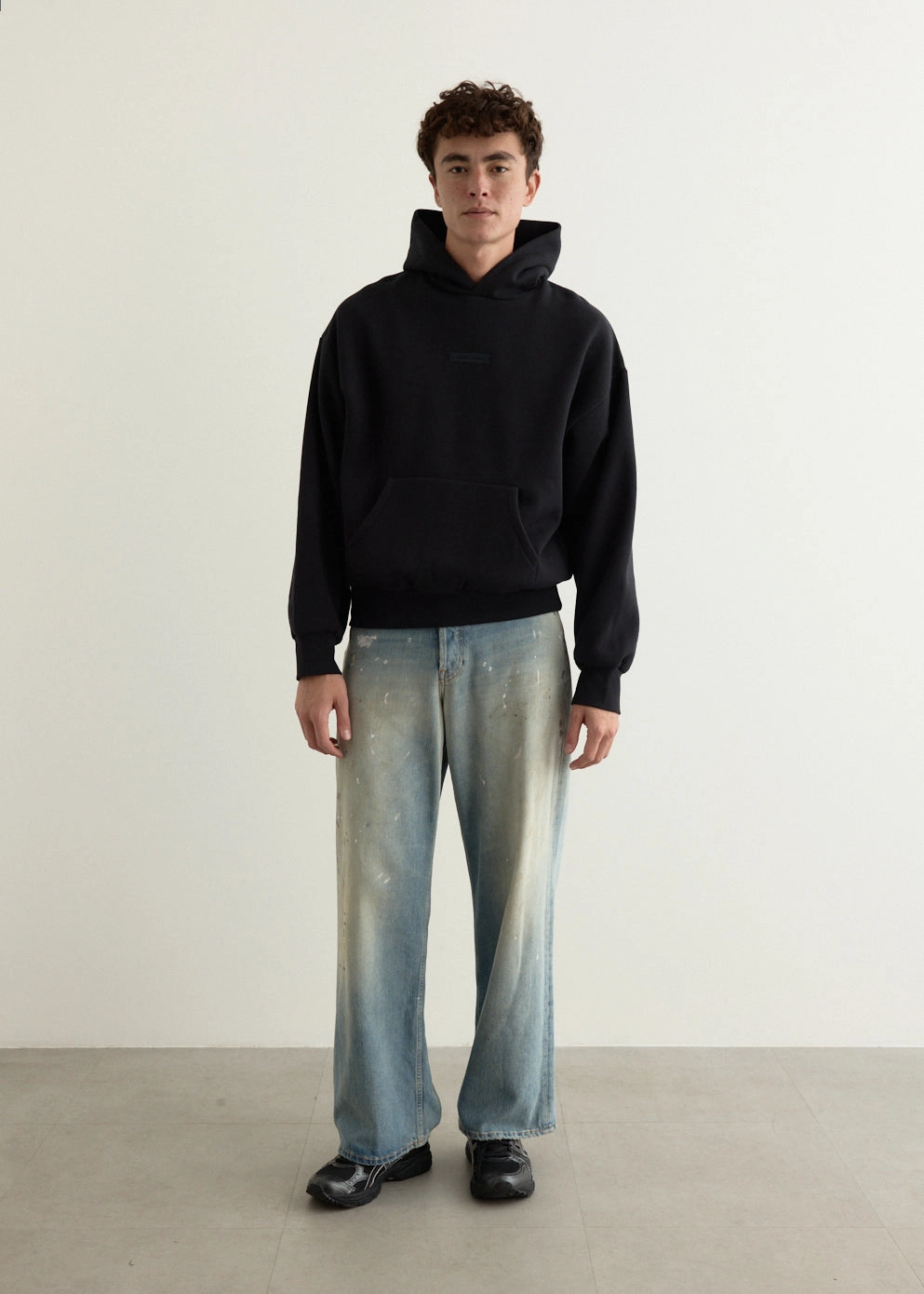 Classic Fit Fleece Hoodie Chill Vibe