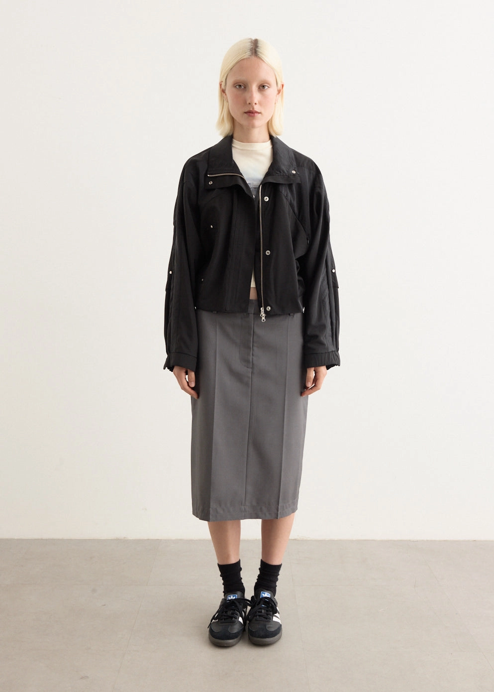 Classic H-Line Skirt All Day Look Wrap Front