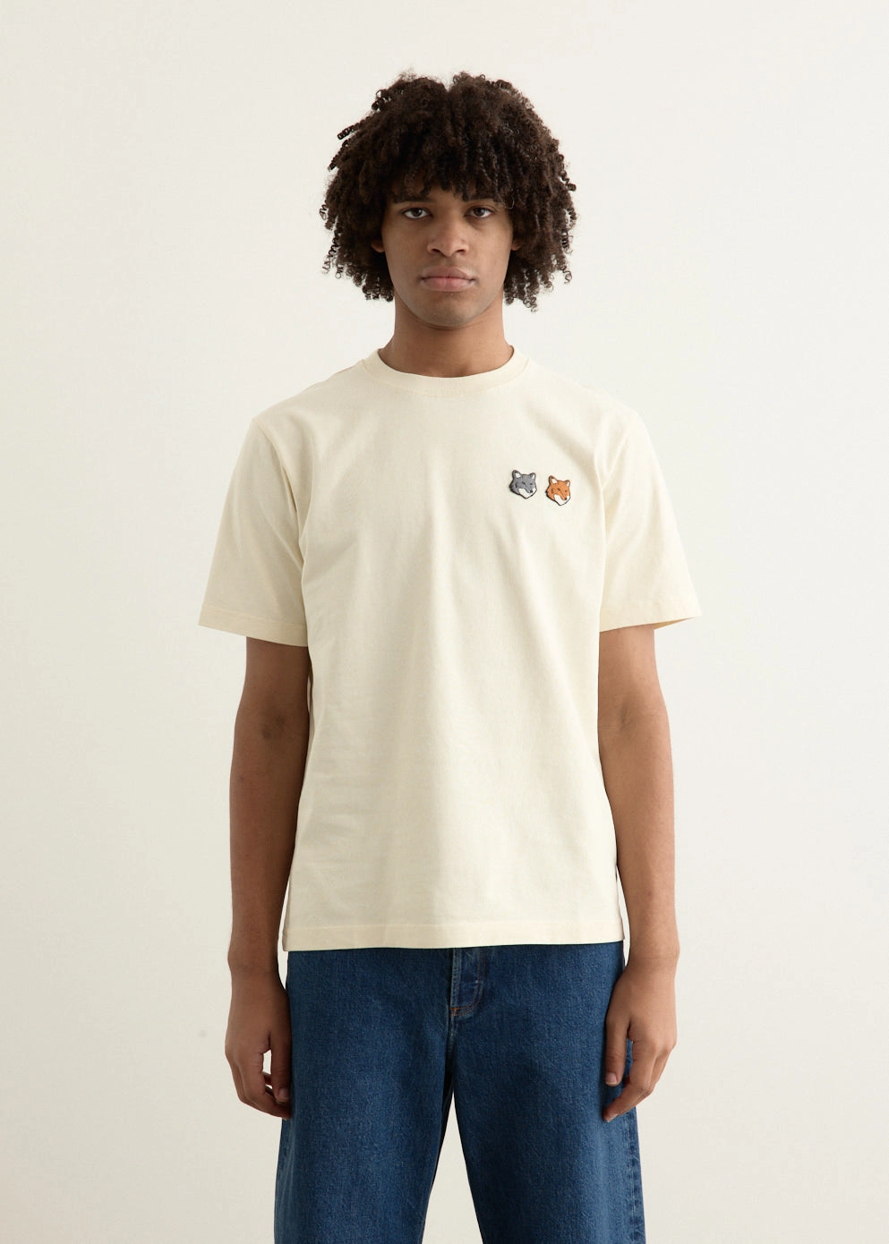 Double Bold Fox Head Comfort T-Shirt AntiPilling