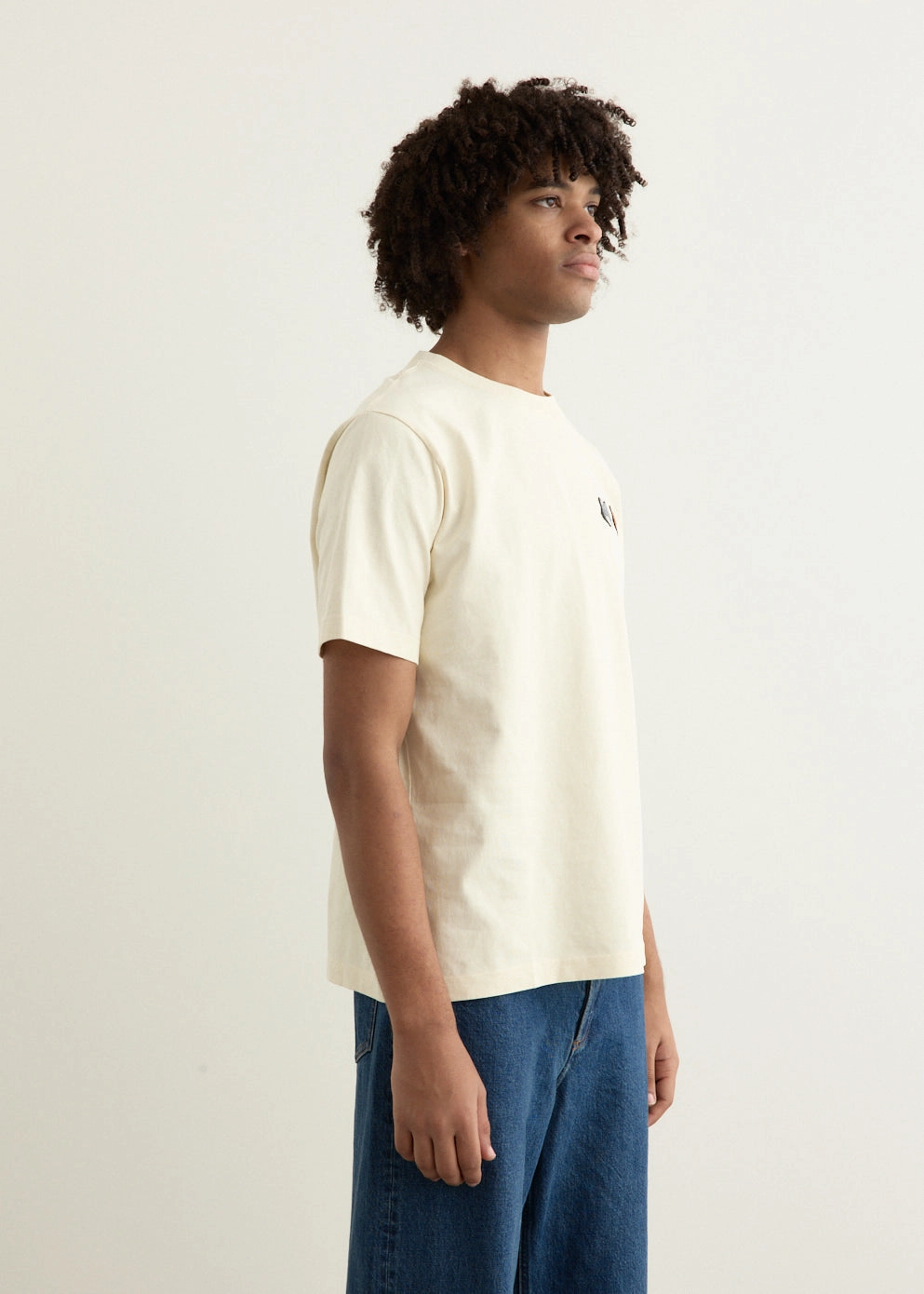 Double Bold Fox Head Comfort T-Shirt Universal Silhouette