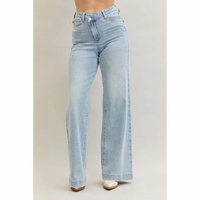 Smart Look Judy Blue Women's Criss Cross Waistband Jeans