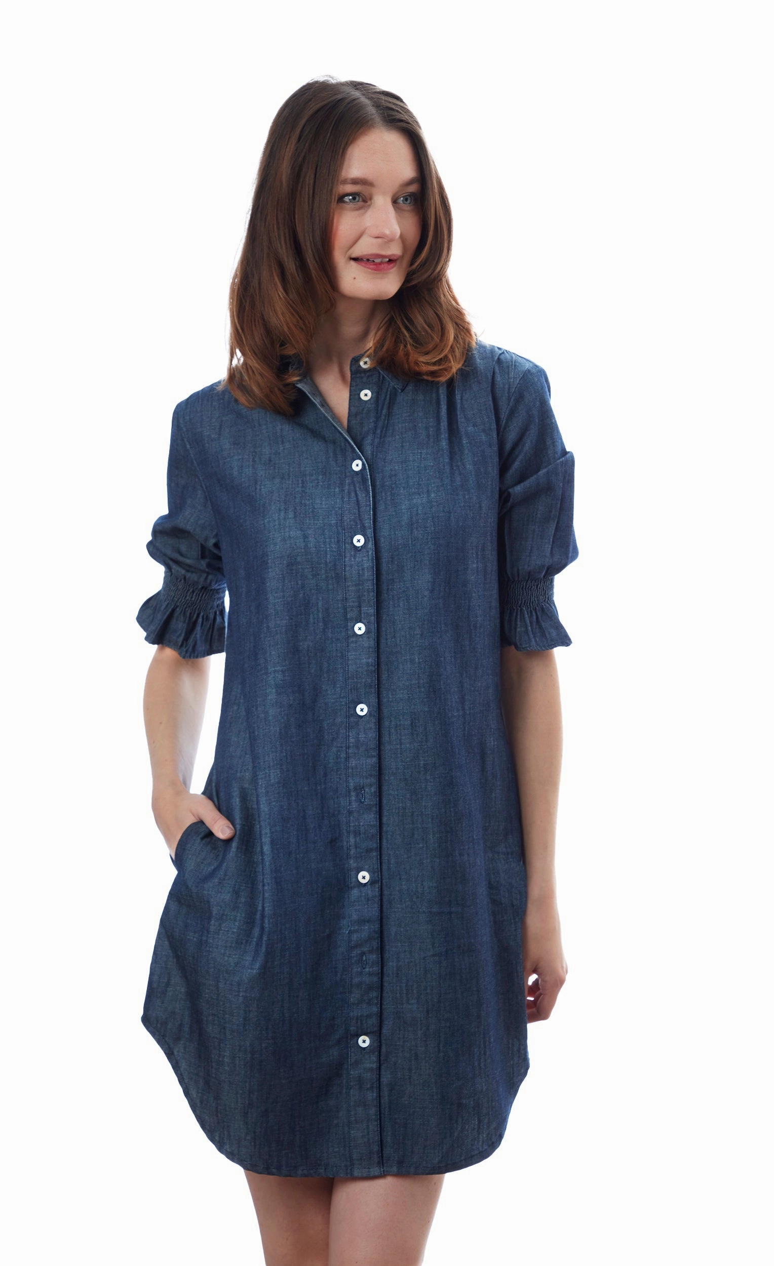Atlantic Denim Dress Korean Mood