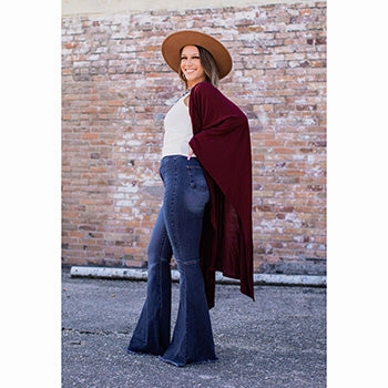 Lucky and Blessed MidWash Xtreme Flare Jeans Sophisticated Look