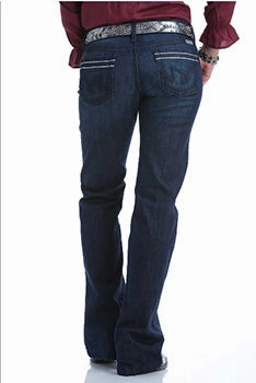Relaxed Mood clean look Cinch Womens Jayley Dark Trouser Jeans