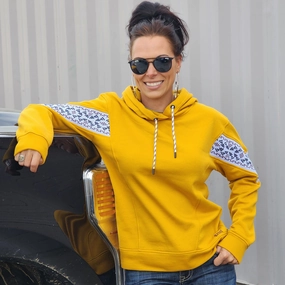 Simple Comfort Cruel Girl Women's Gold Hoodie