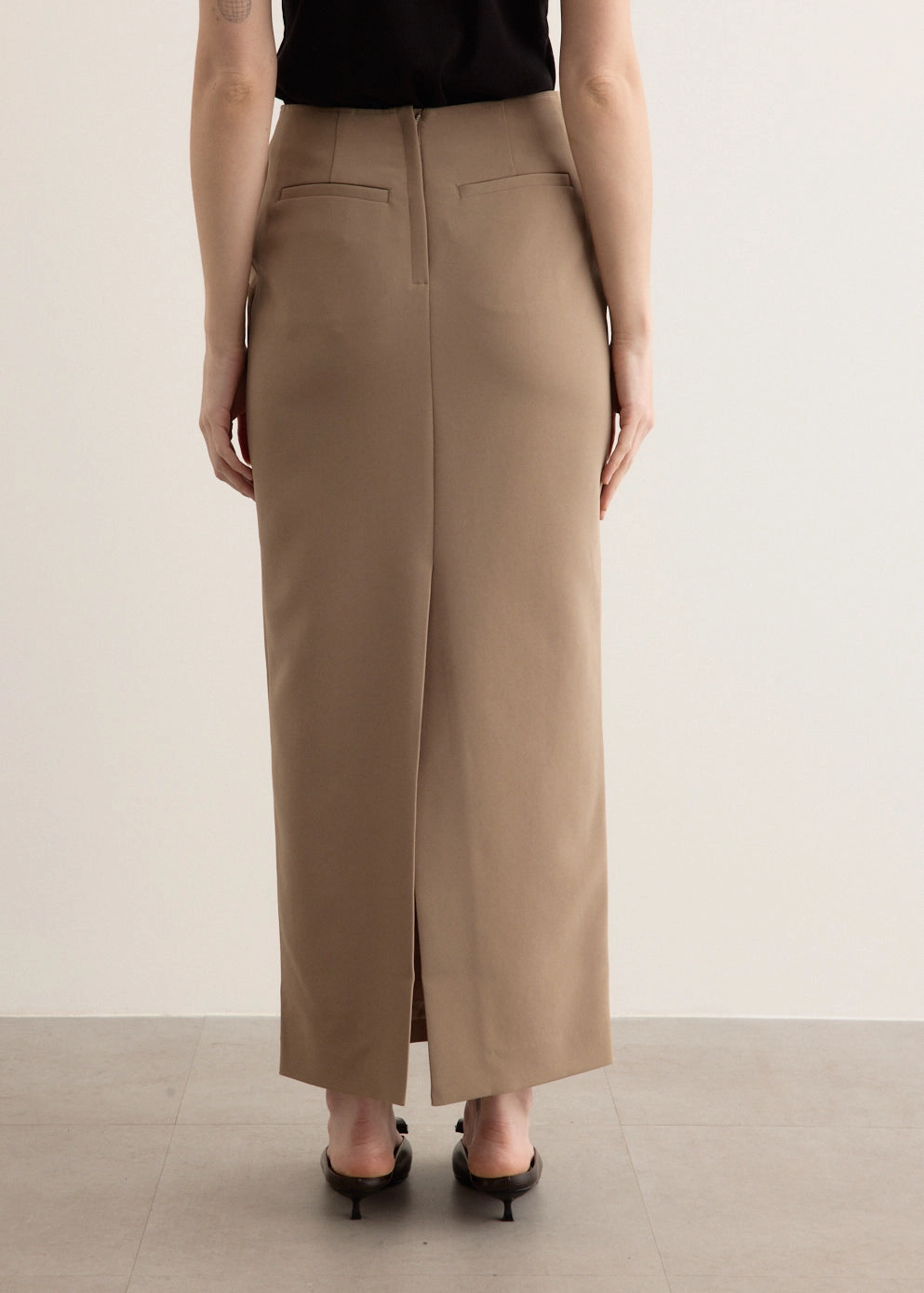 Innes Skirt Print Mix Erasable Crease