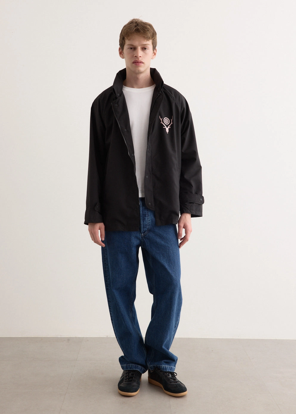 Coach Jacket Reinforced Elbow Padding