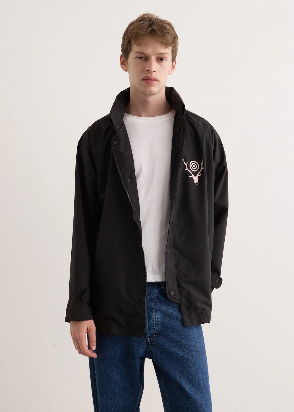 Non Restrictive Cut Fall Outfit Coach Jacket