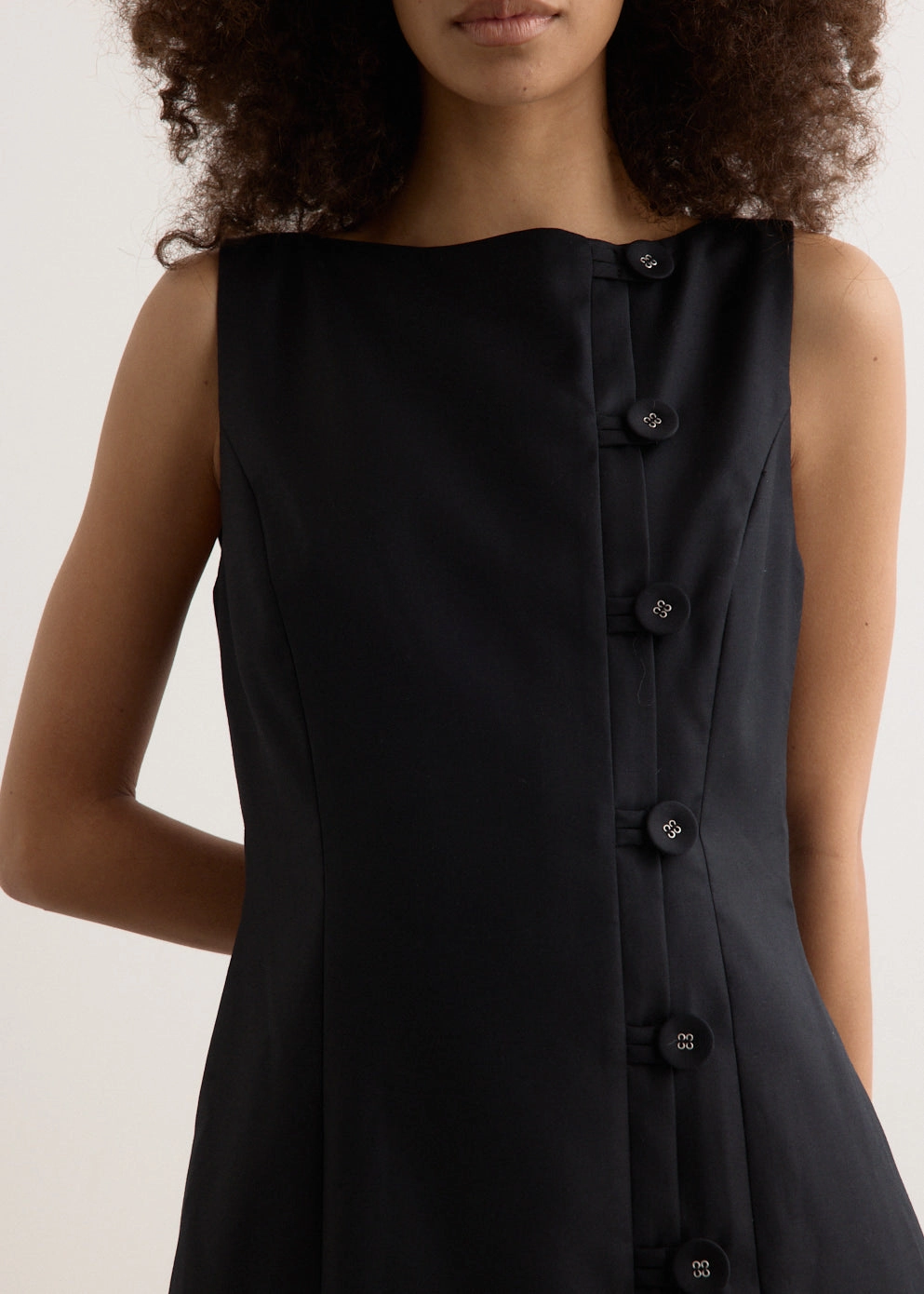 Metallic Finish Olympia Dress