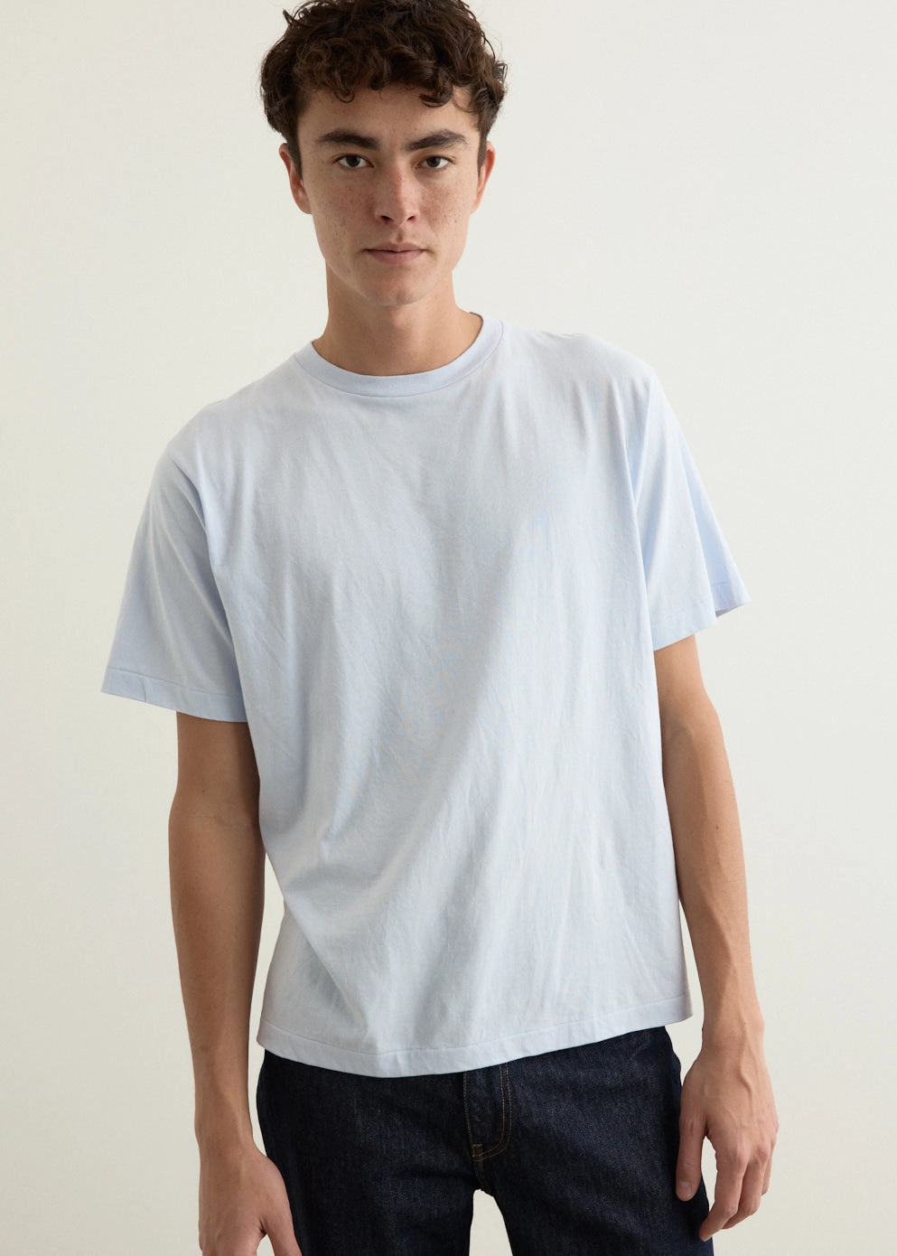 Natural Hydragea Dye T-Shirt Summer Favorite Sleek Design