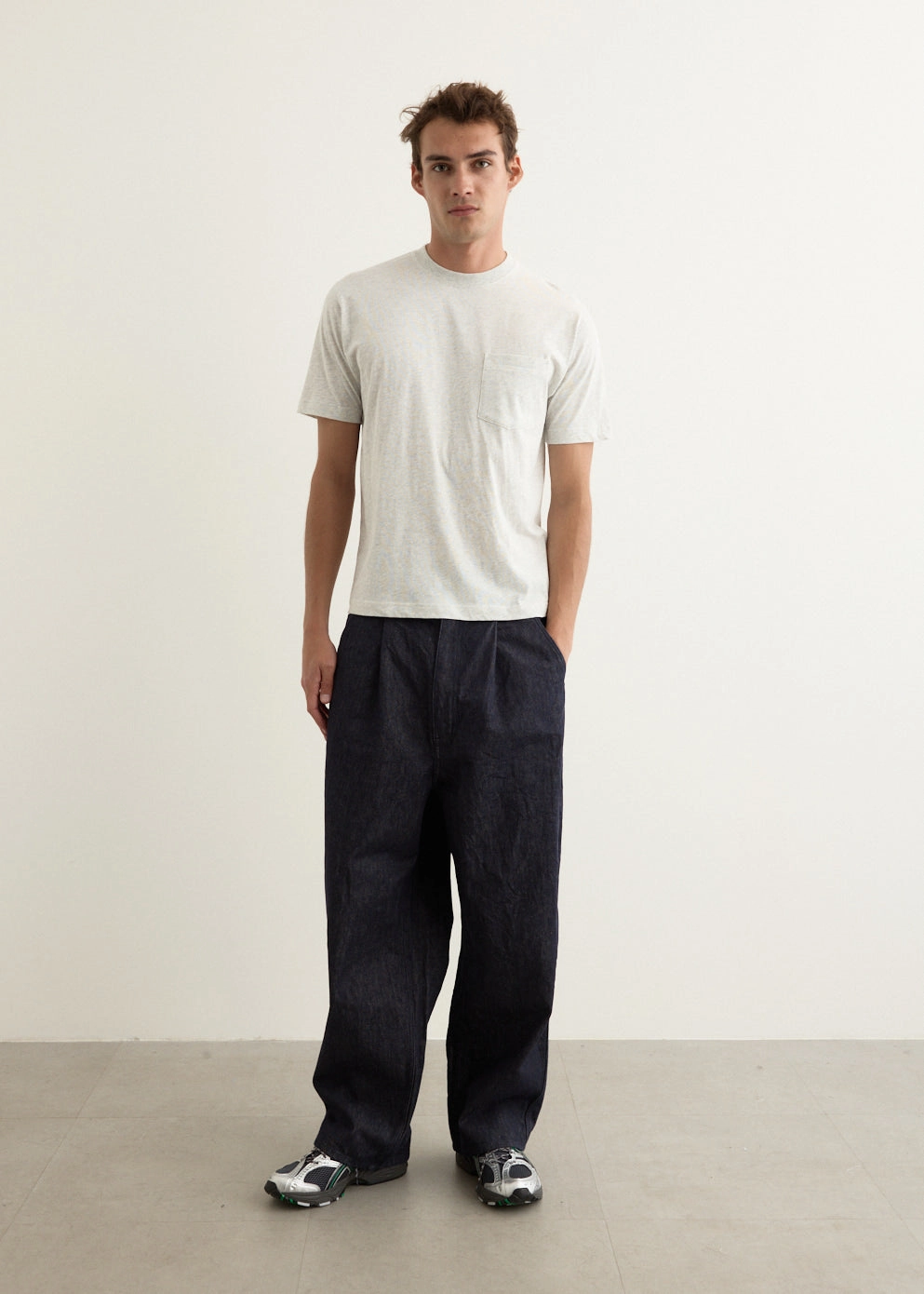 Heat Transfer Printing Coloured Grandrelle Pocket T-Shirt