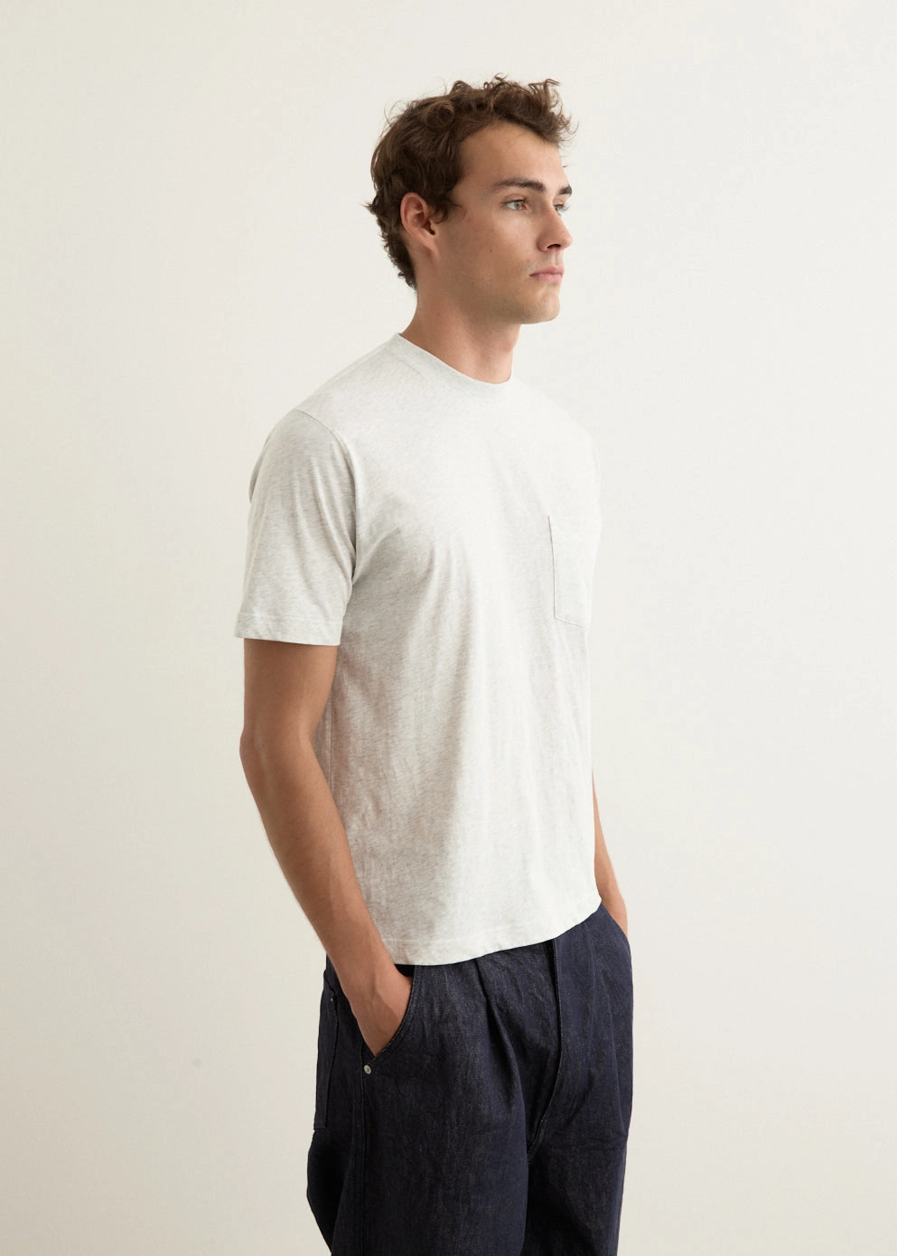 Coloured Grandrelle Pocket T-Shirt Retro