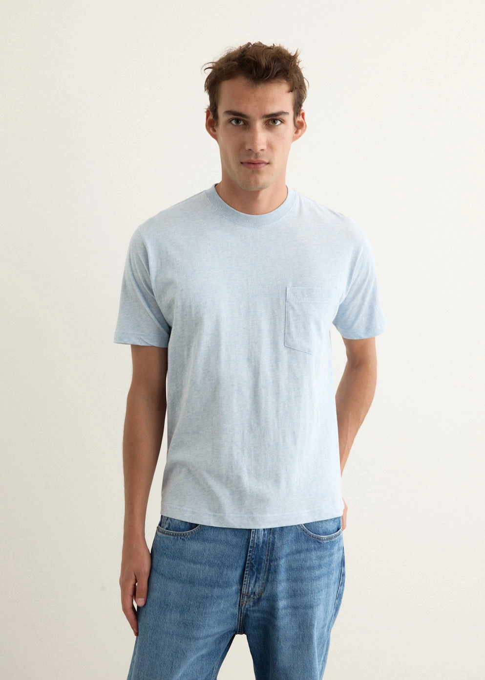 Coloured Grandrelle Pocket T-Shirt Feminine Touch Light Flex Fit