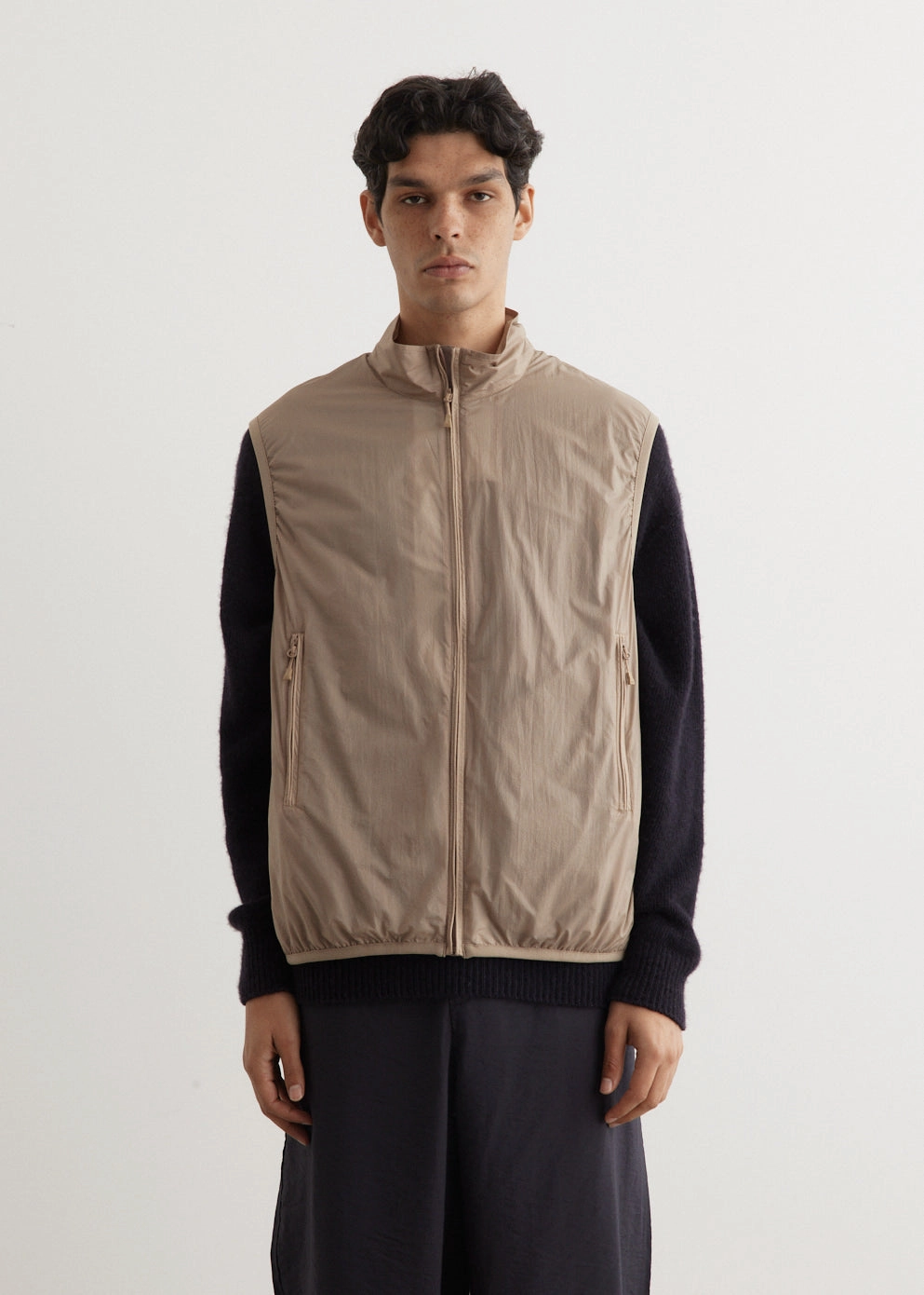 blurriness mesh ventilation Tech Reversible Wind Shield Vest Jacket