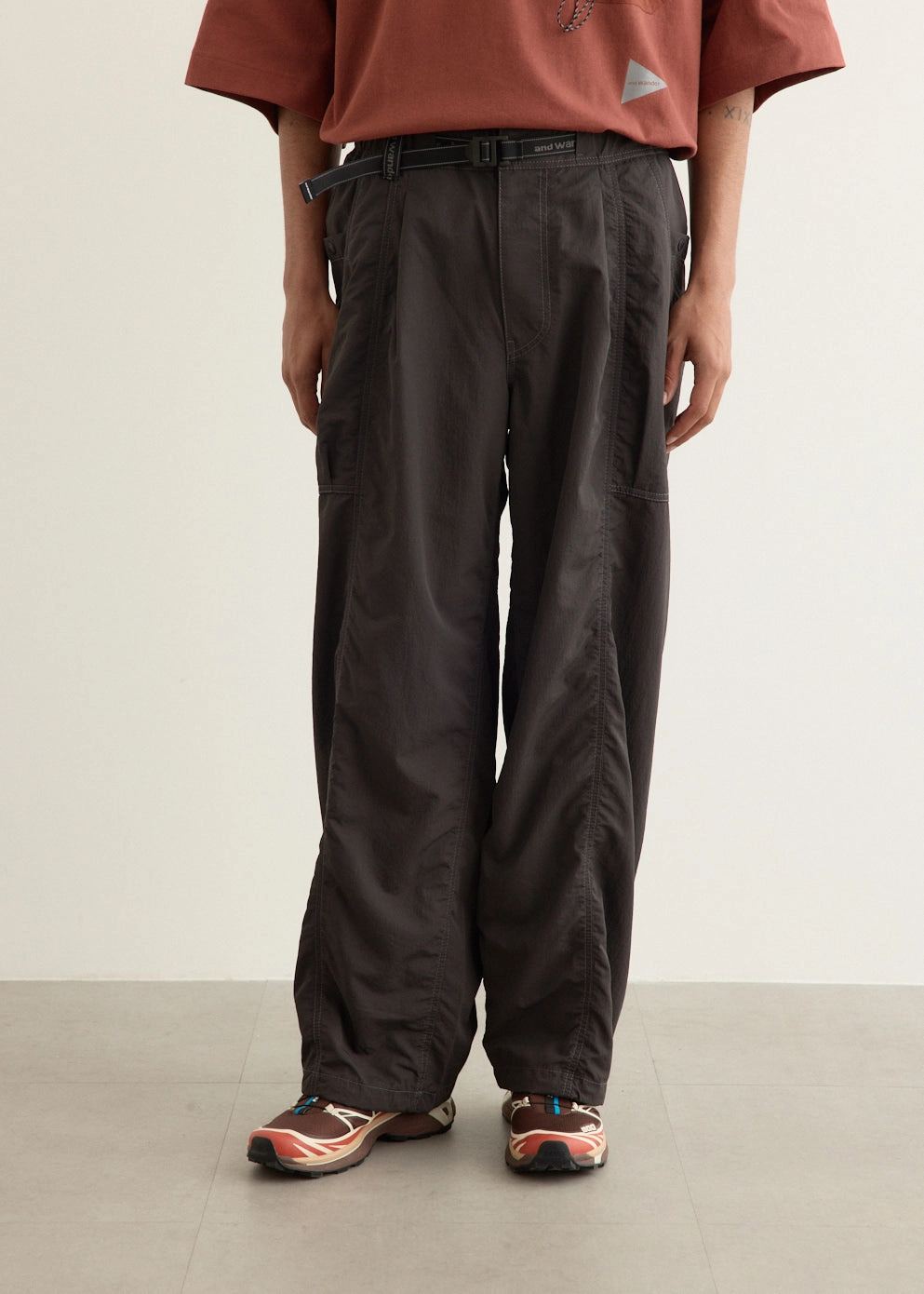 Crinkled Nylon Pants CompressionSupport Odor control