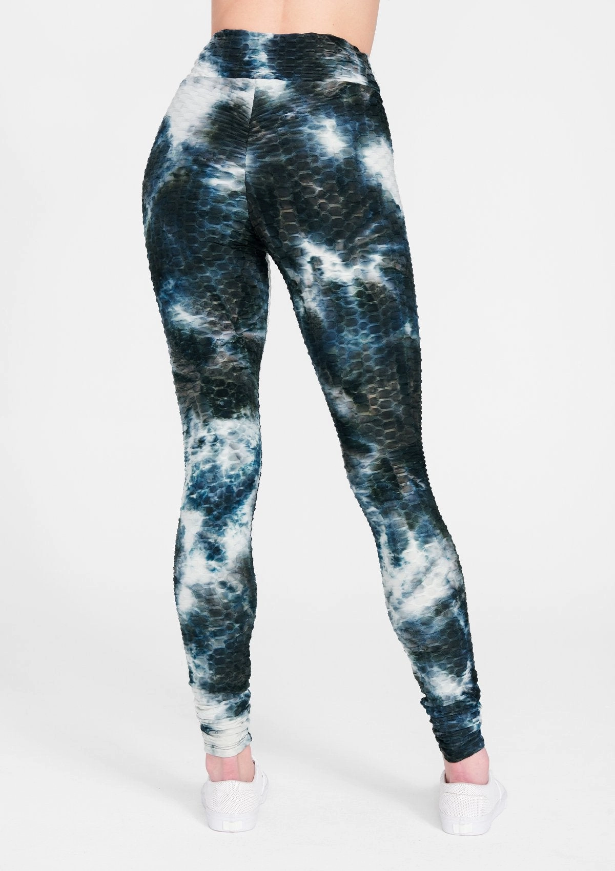 Performance Fabric Tall Honeycomb Ruched Leggings