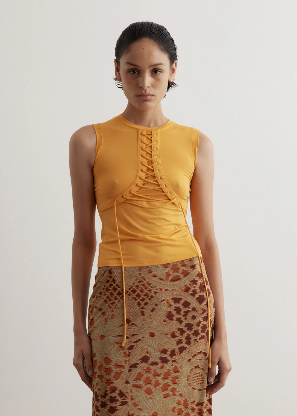 Zora Tank Amber Enhanced Ventilation Windproof Design