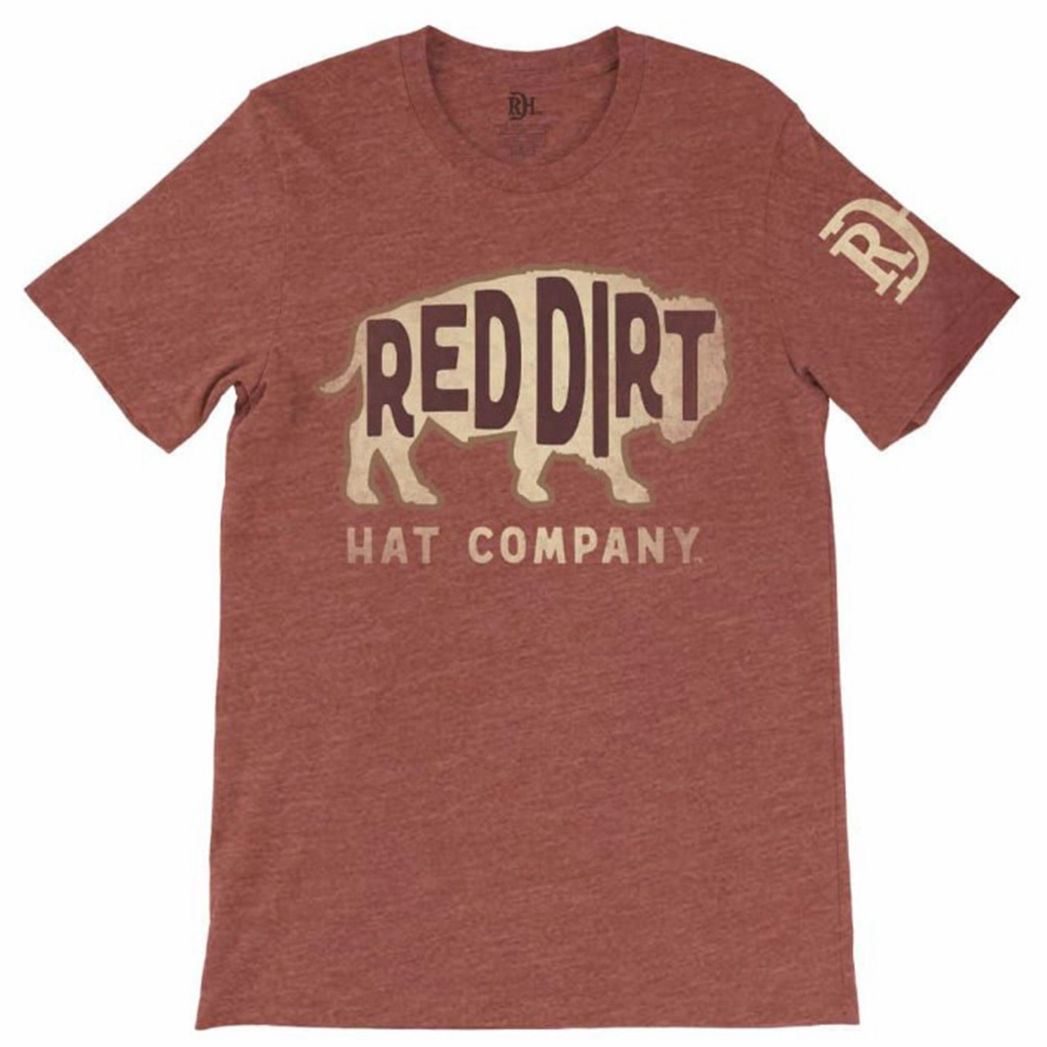 slim fit Poolside Lounge Red Dirt Men's Clay Original Logo Tee