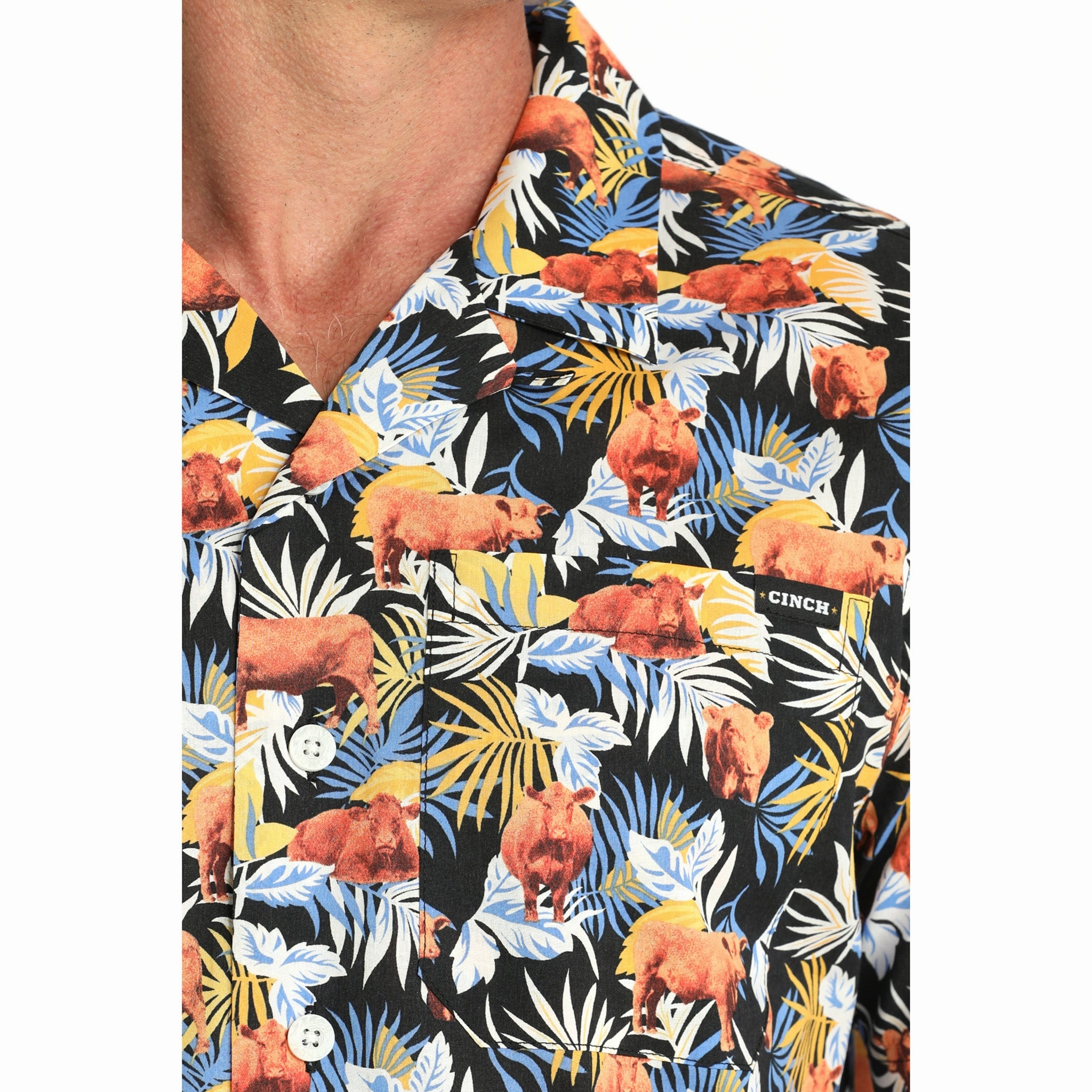 Anniversary Special Cinch Men's Aloha Angus Camp Shirt