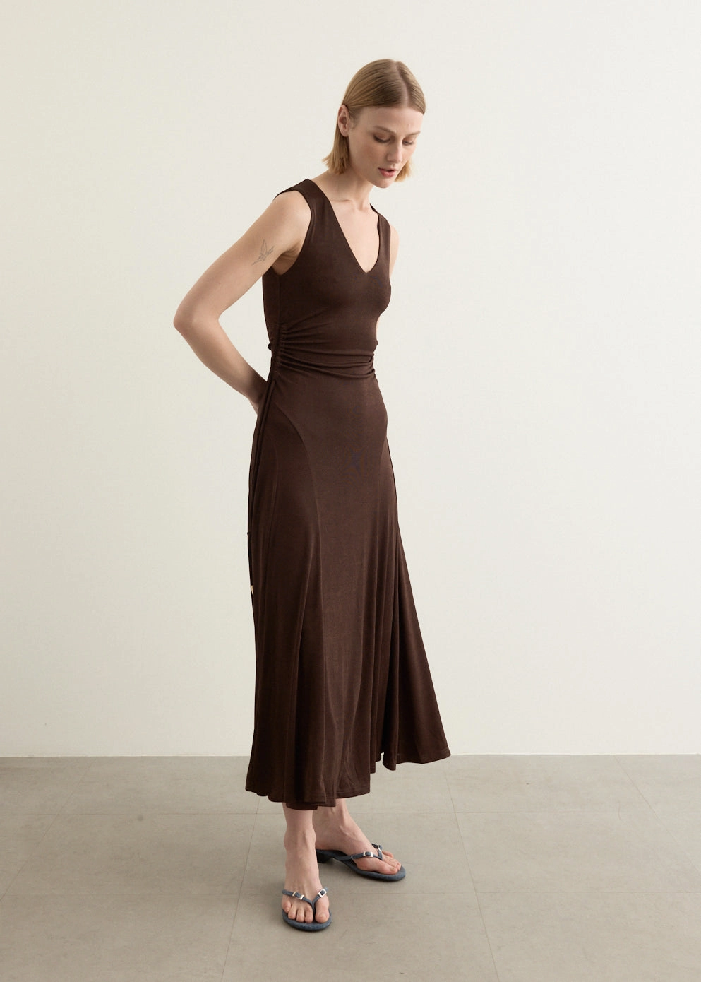 Sleek Motion wrap waist Maria Dress