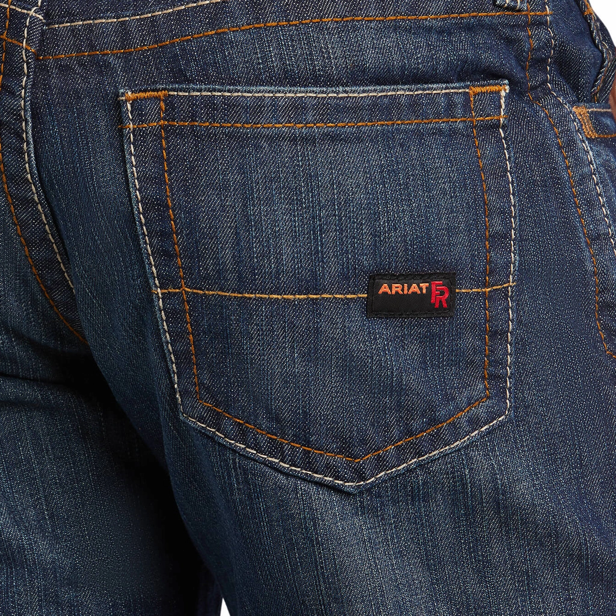 Minimal Shrinkage Fabric Ariat Men's FR M3 Loose Basic Stackable Jean