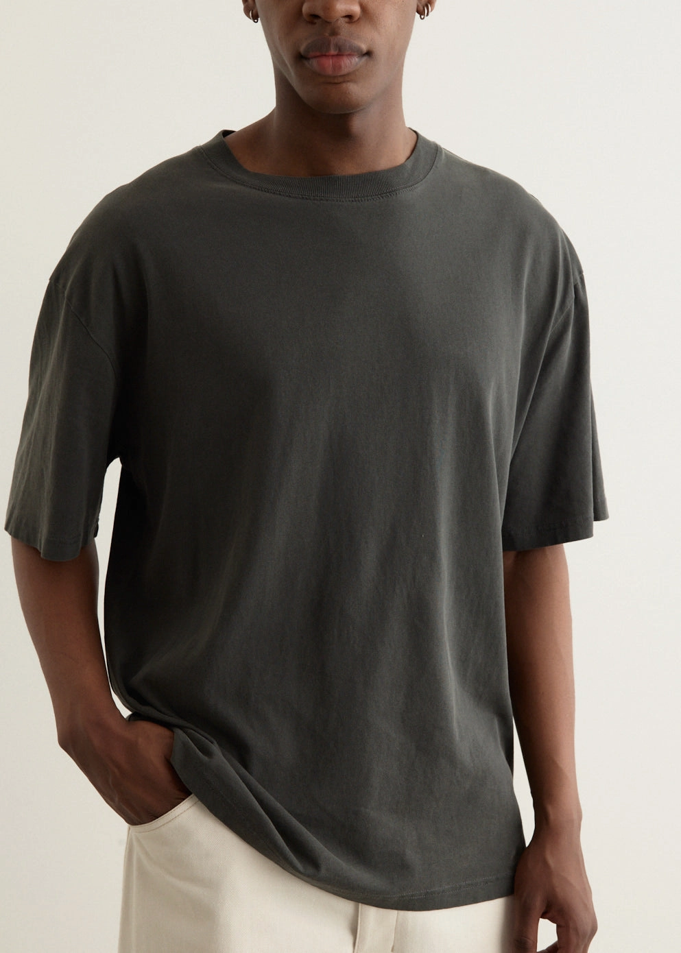 Sporty Design Wool combination Monument T-Shirt