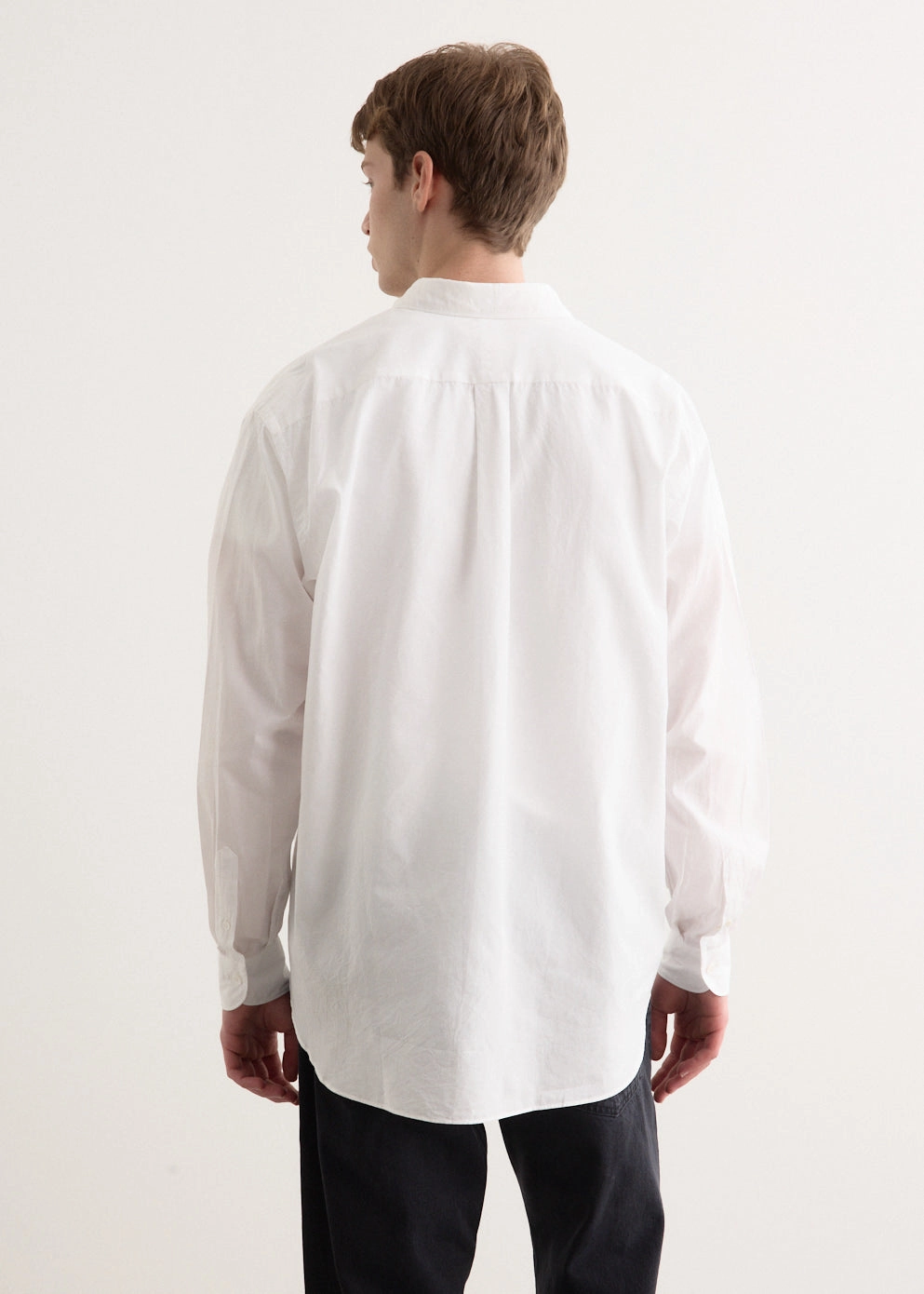 Comoli Shirt Versatile Layer Seamless Shoulder Construction