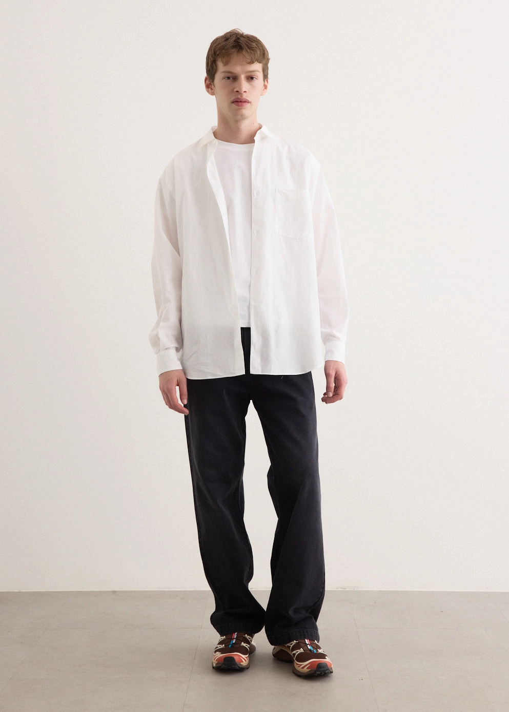 Comoli Shirt Easy Wear Recycled Polyester Blend