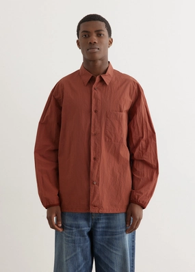 Garment-Dye Shirt Blouson Cuffs Adjust