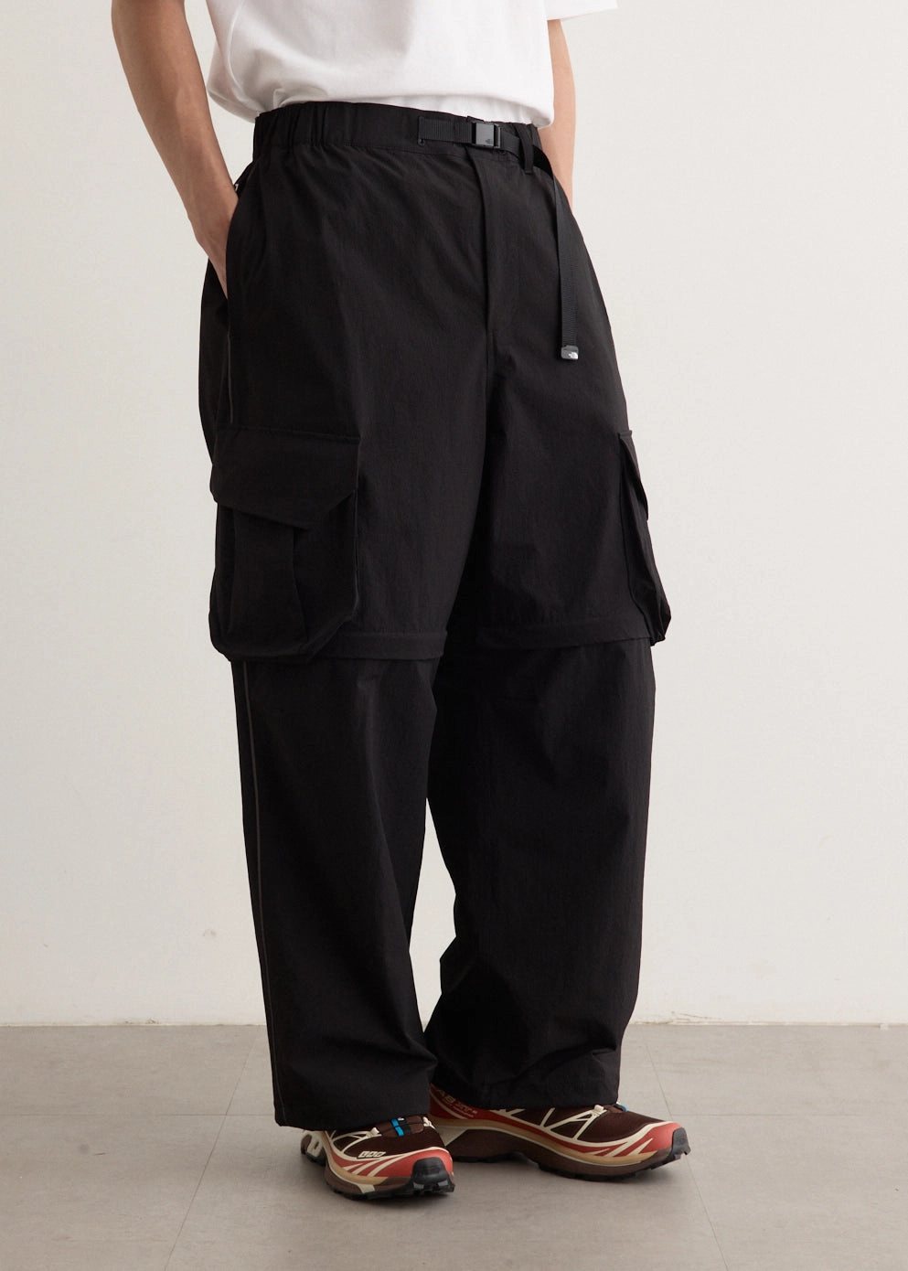 Four Way Stretch Fitted Design Convertible Casual Pants