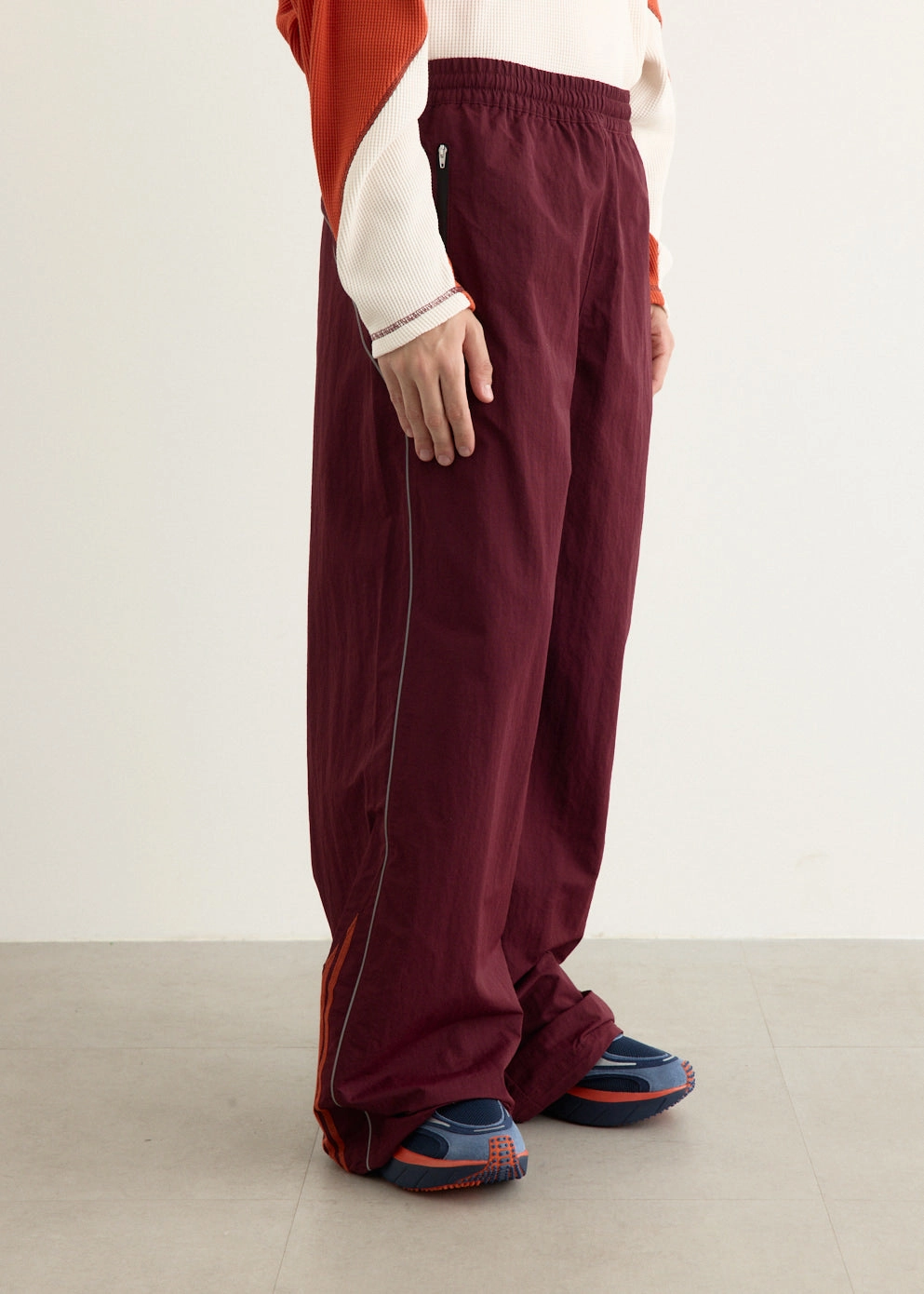 Venice Wind Pants Cozy Style DoubleLayeredHem