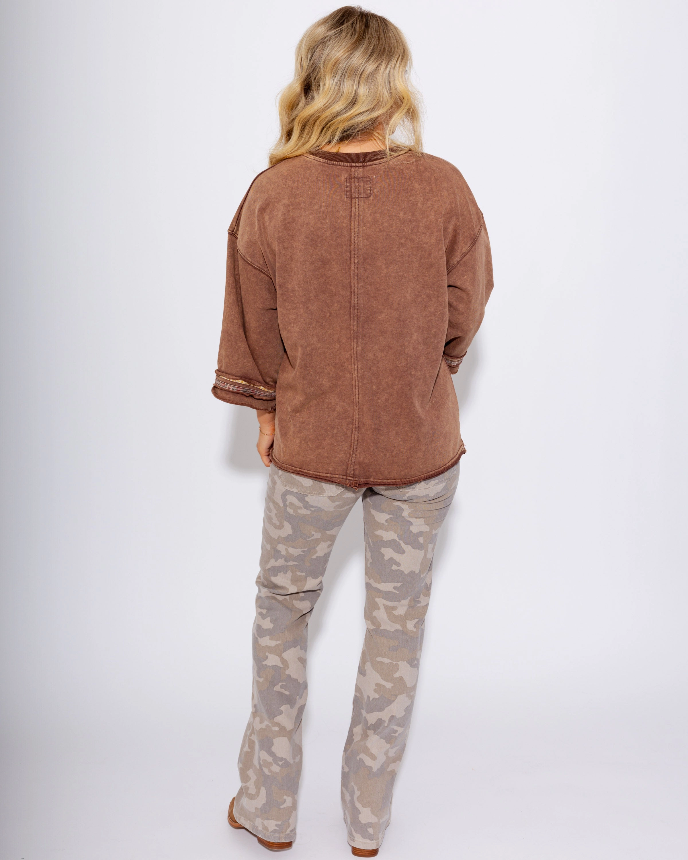 The Tan Camo Dual-Waist Bootcut Jean Everyday Outdoor Enthusiast Vibrant