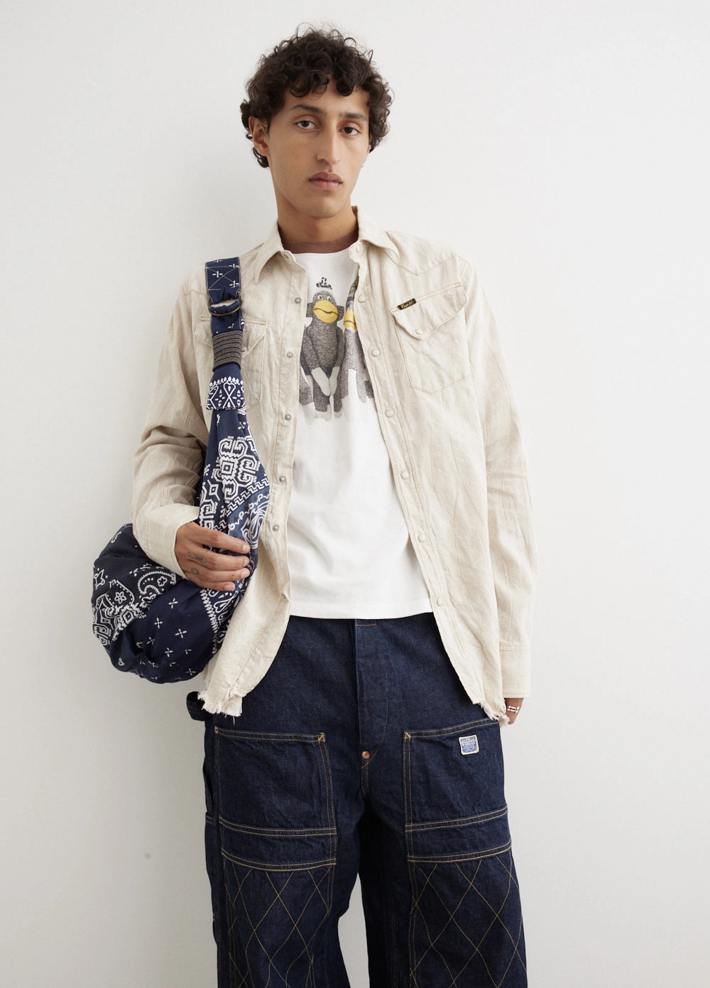 Timeless Fit 5oz MAGPIE Denim Western Shirt